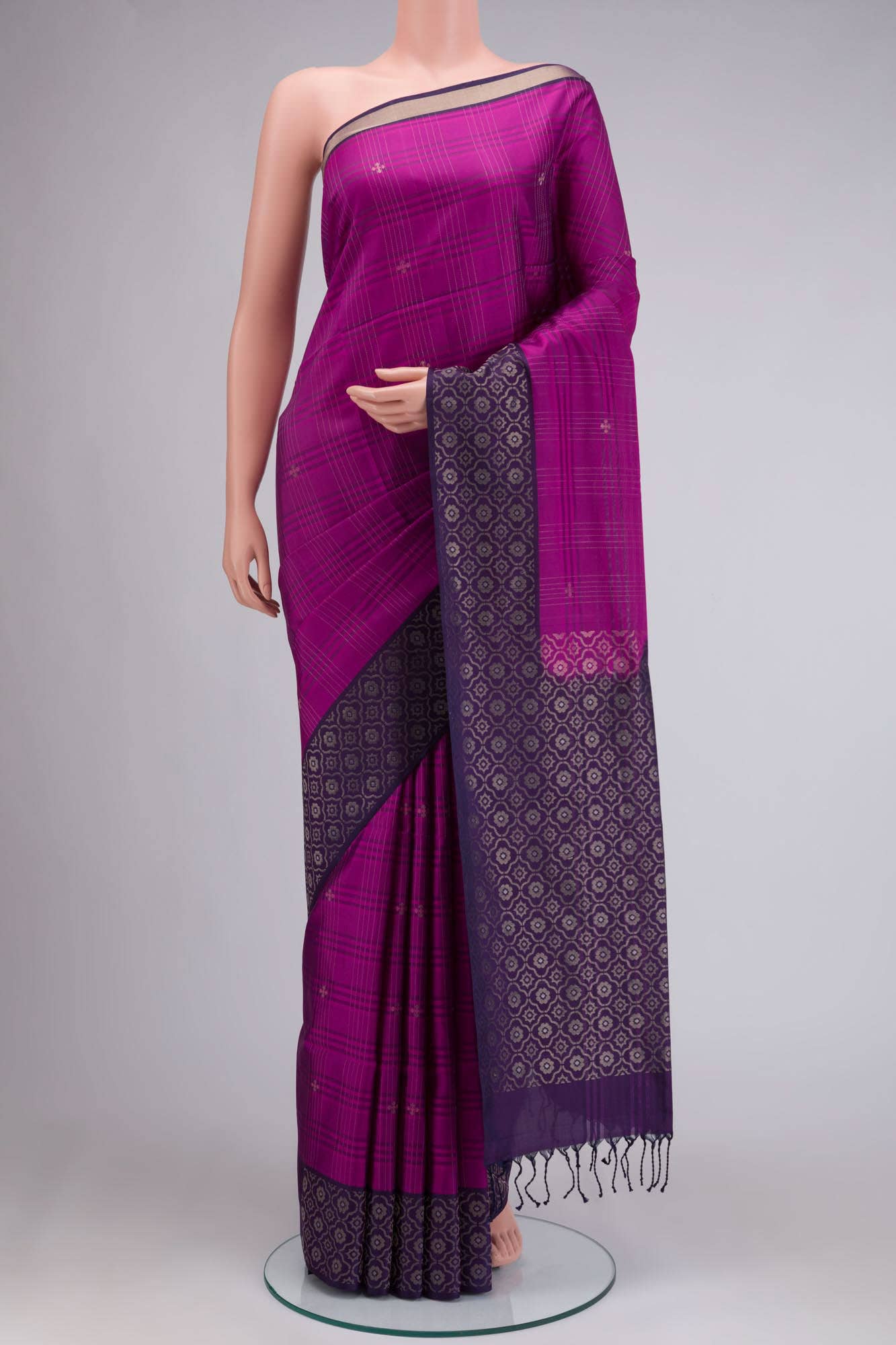 Purple Soft Silk Saree
