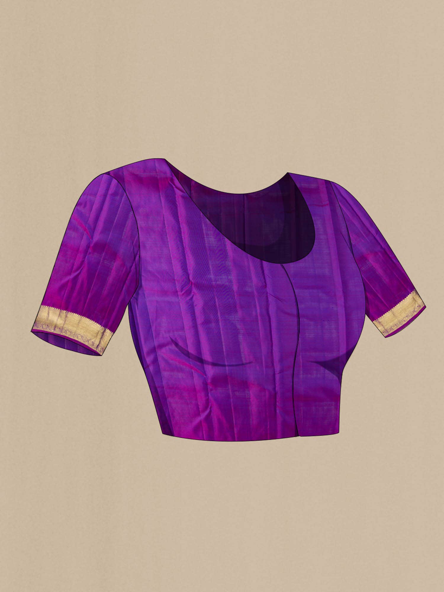 Blue Kanchipuram Silk Saree