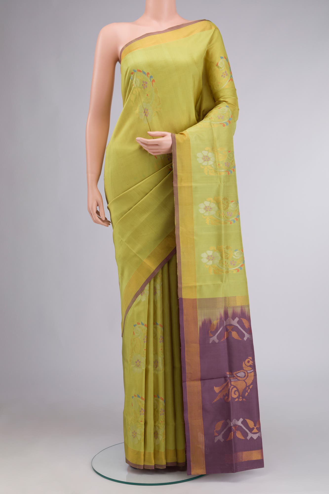 Green Uppada Silk Saree
