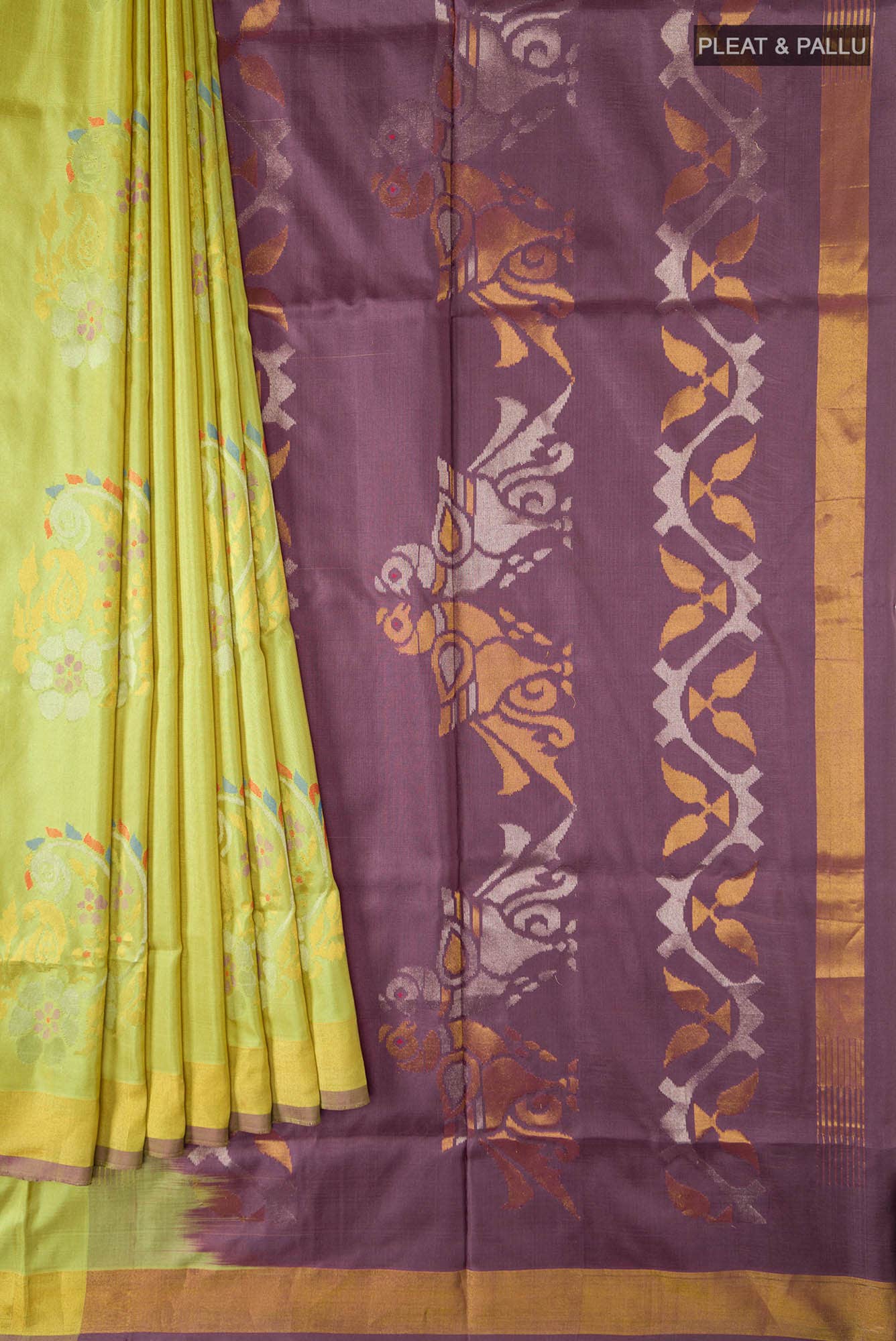 Green Uppada Silk Saree