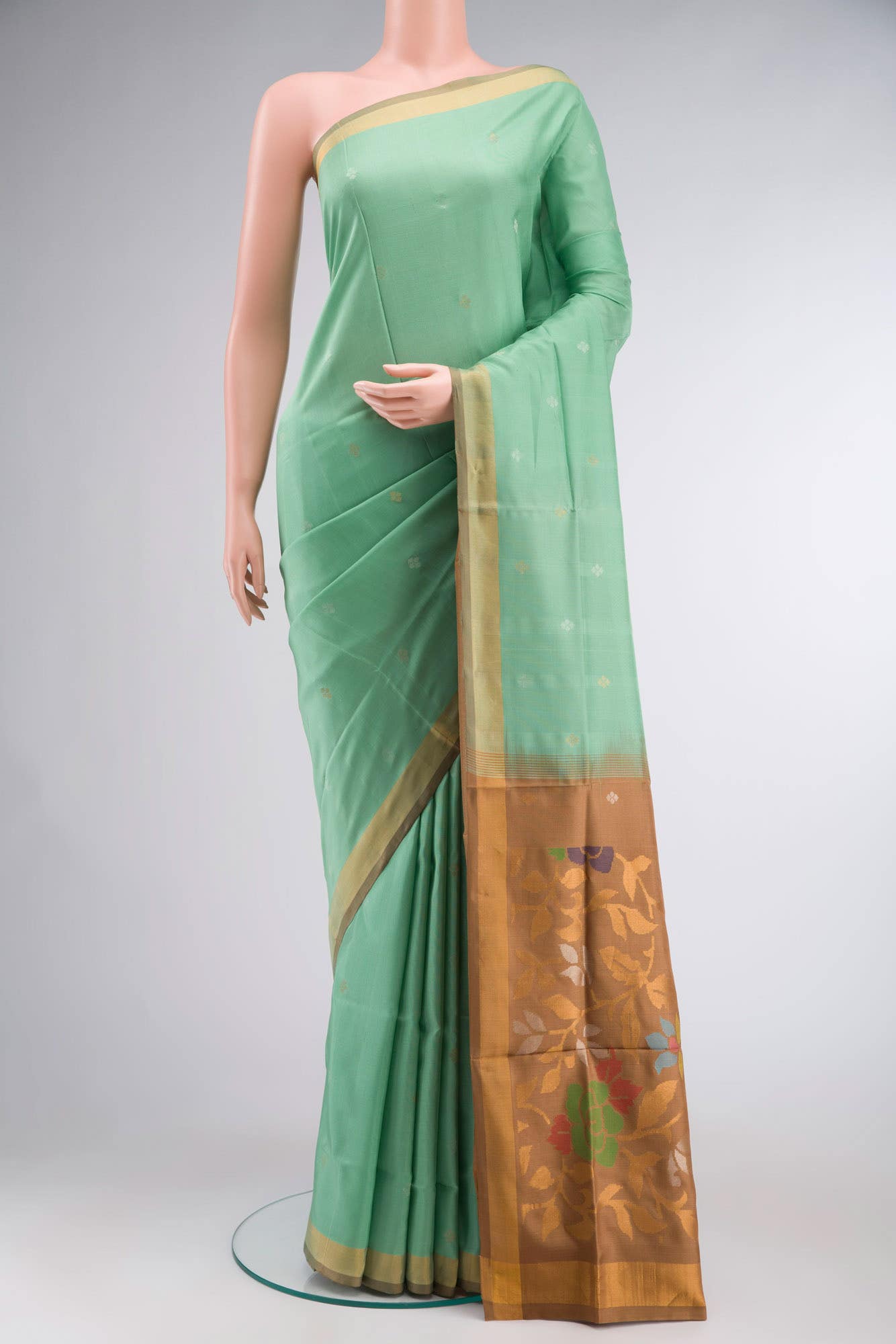 Green Uppada Silk Saree