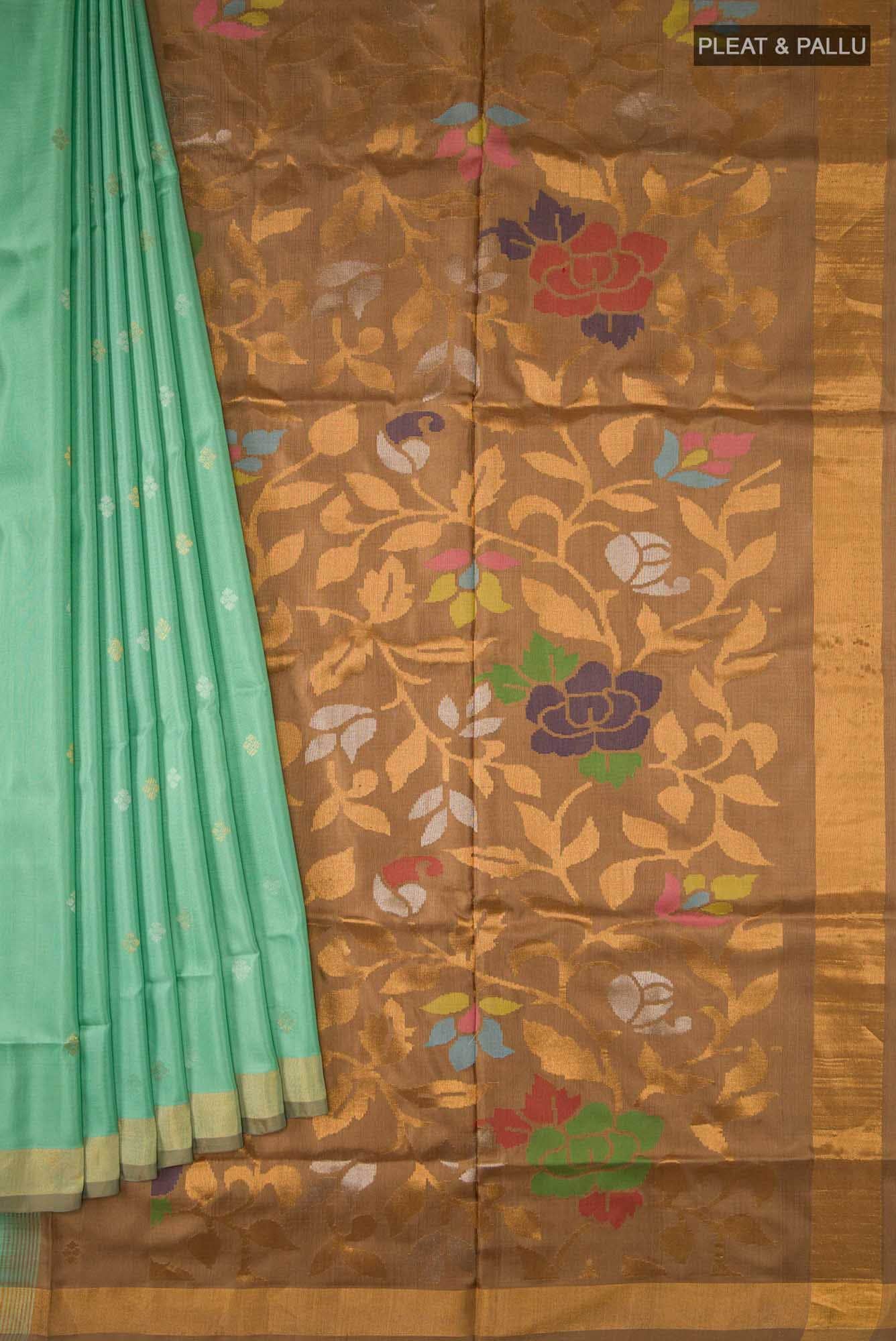 Green Uppada Silk Saree