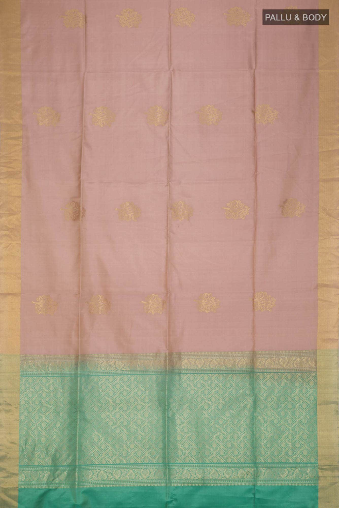 Beige Soft Silk Saree