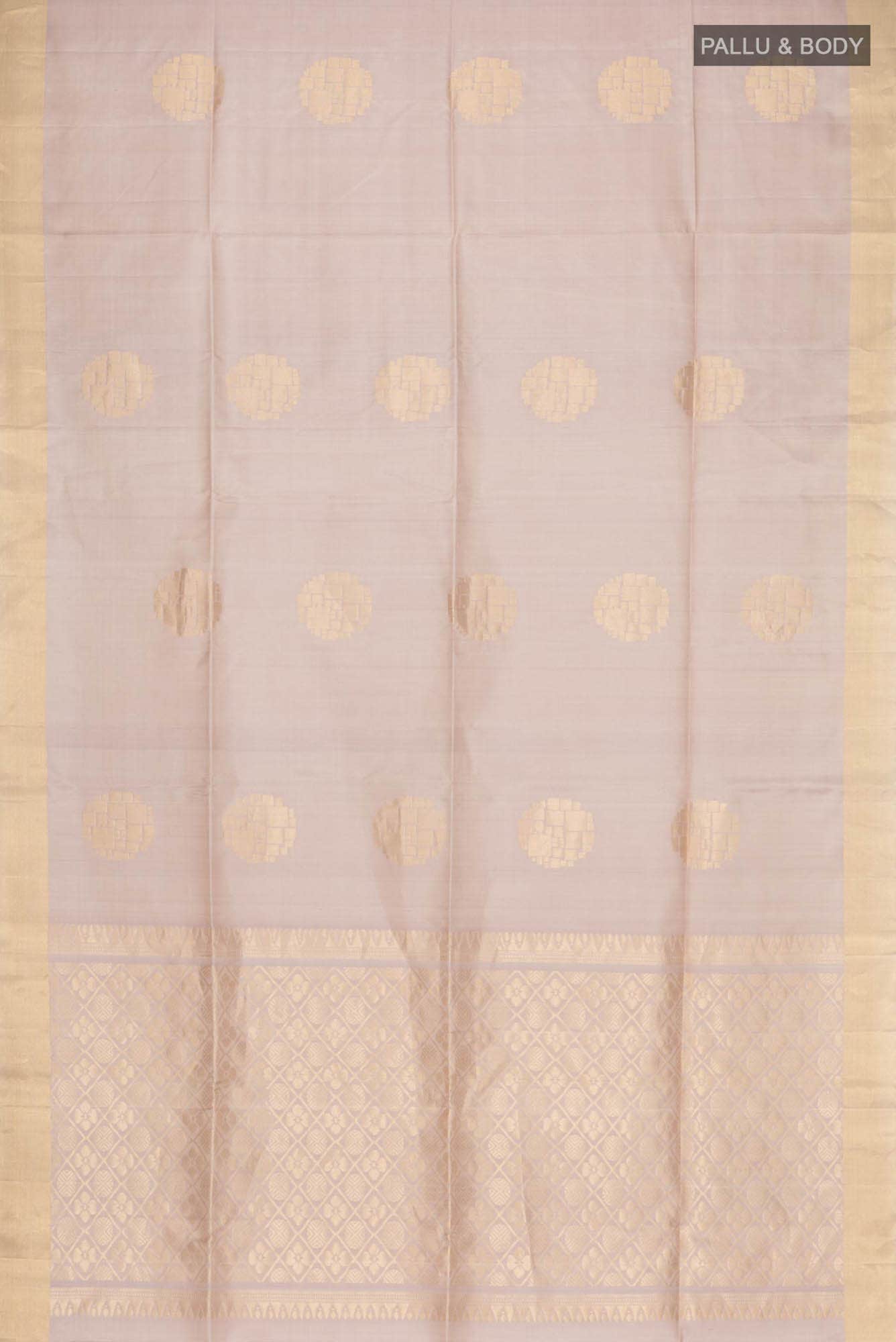 Beige Soft Silk Saree