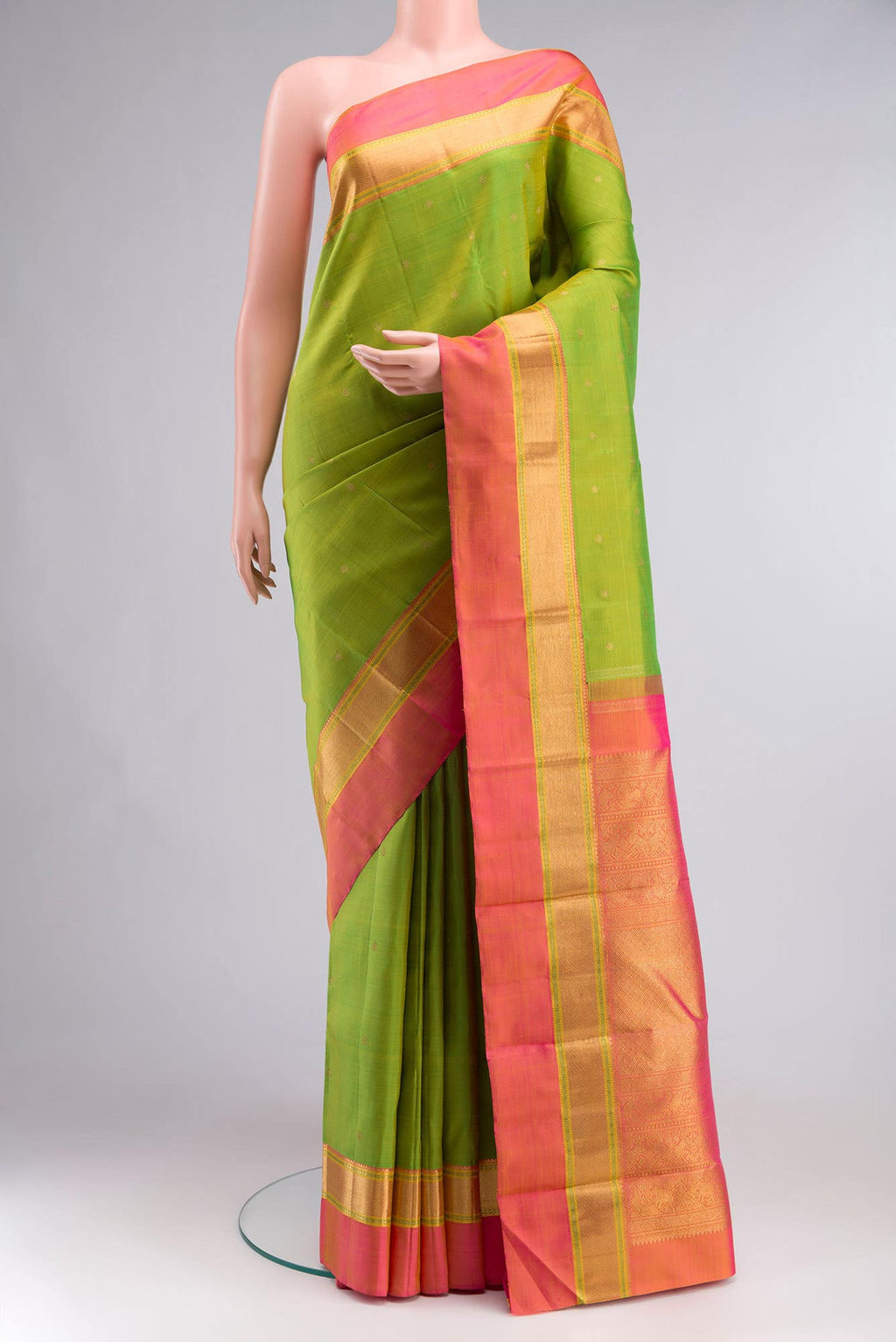 Green Kanchipuram Silk Saree