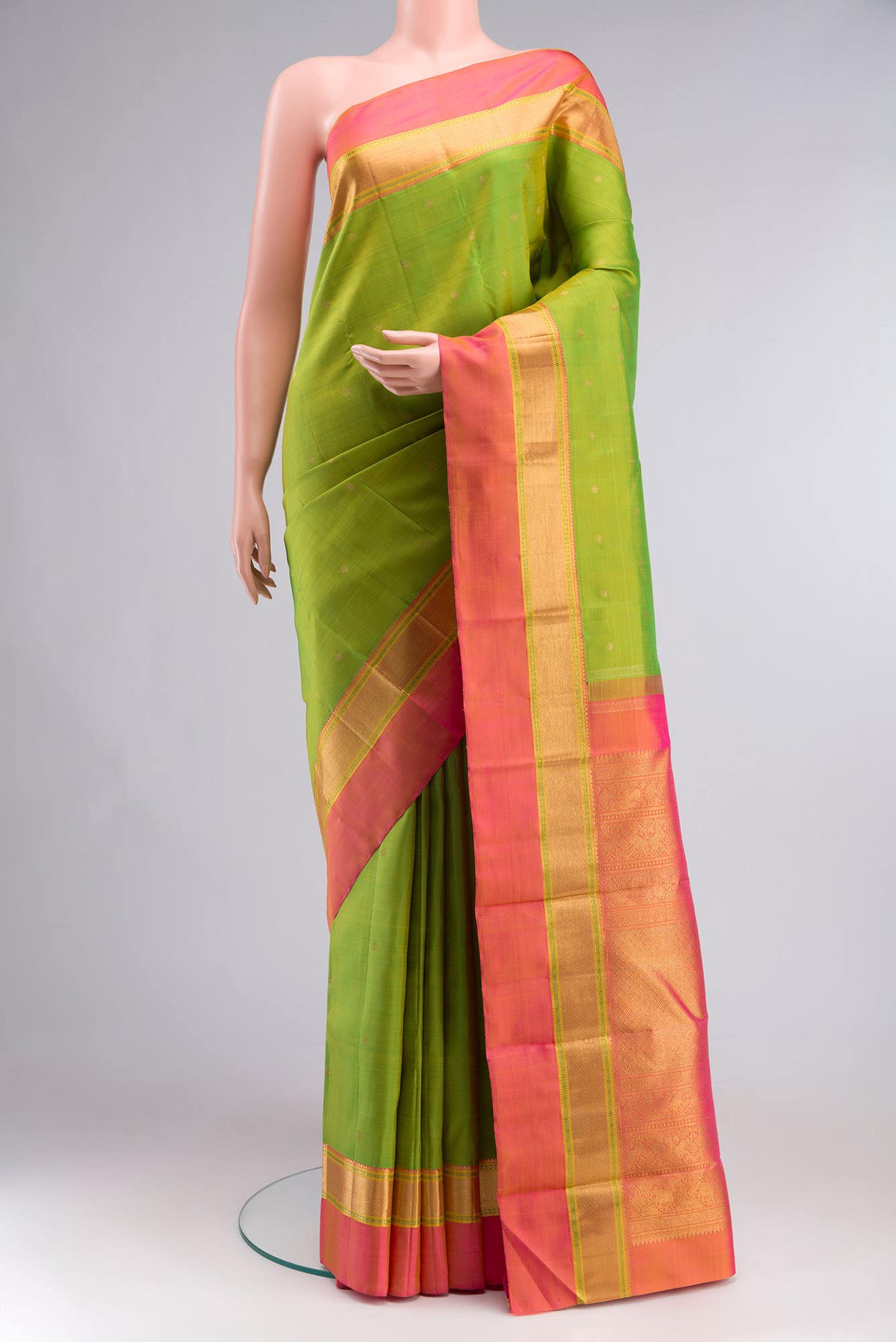 Green Kanchipuram Silk Saree