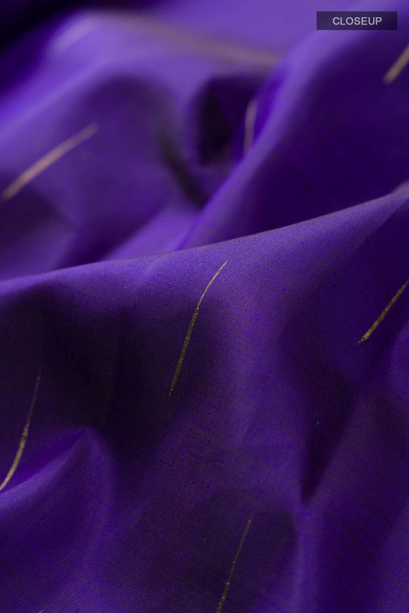 Blue Kanchipuram Silk Saree