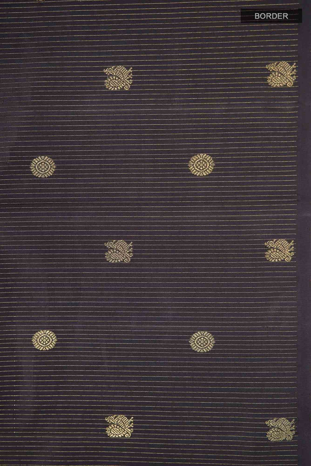 Black Kanchipuram Silk Saree