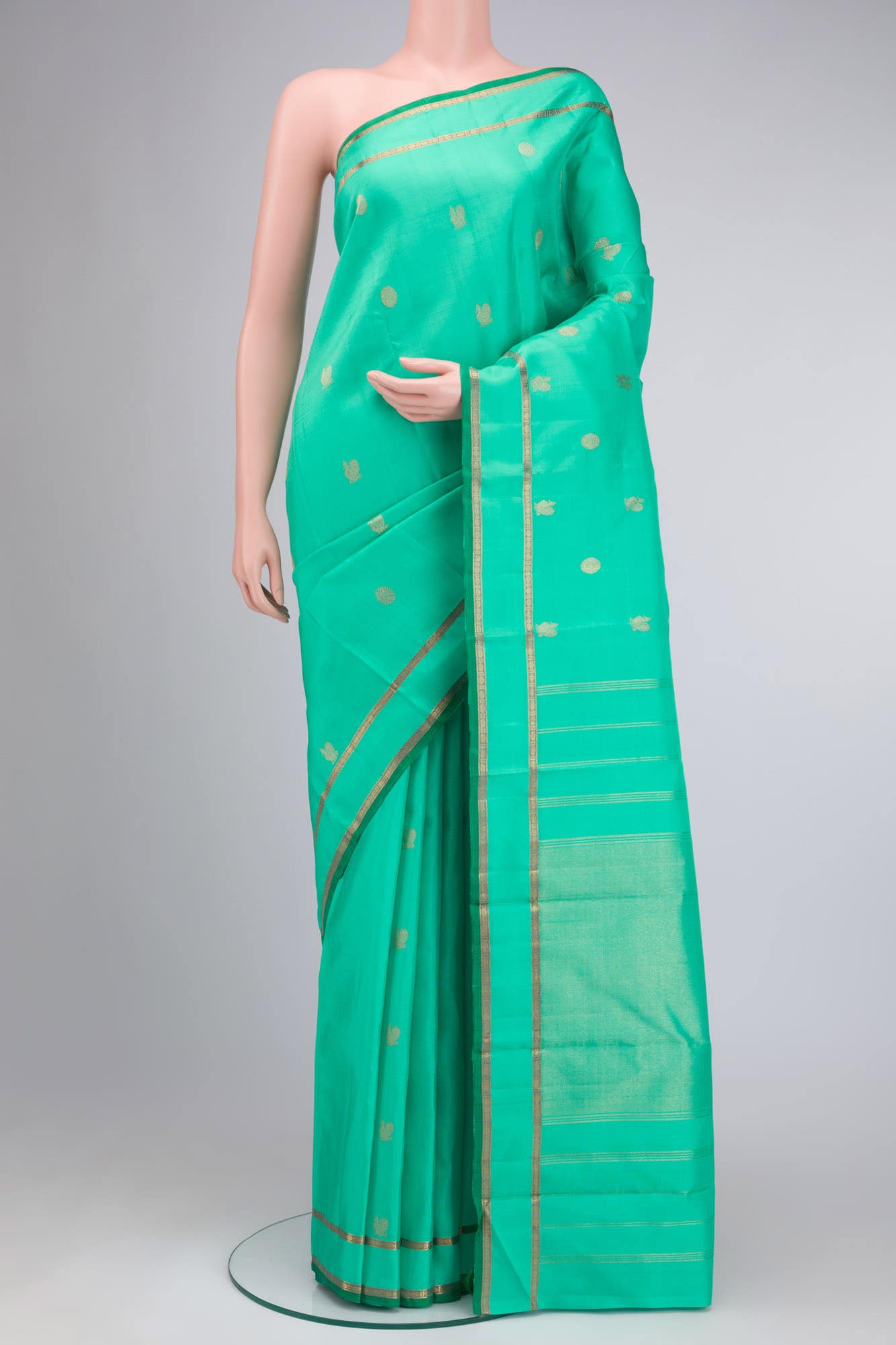 Green Kanchipuram Silk Saree