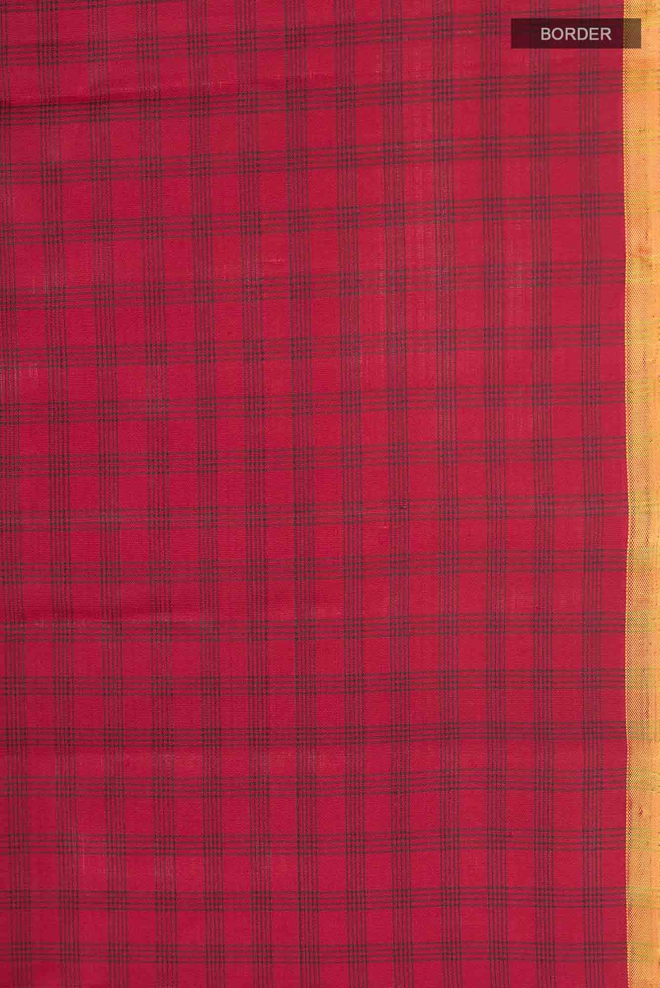 Maroon Kanchipuram Silk Saree