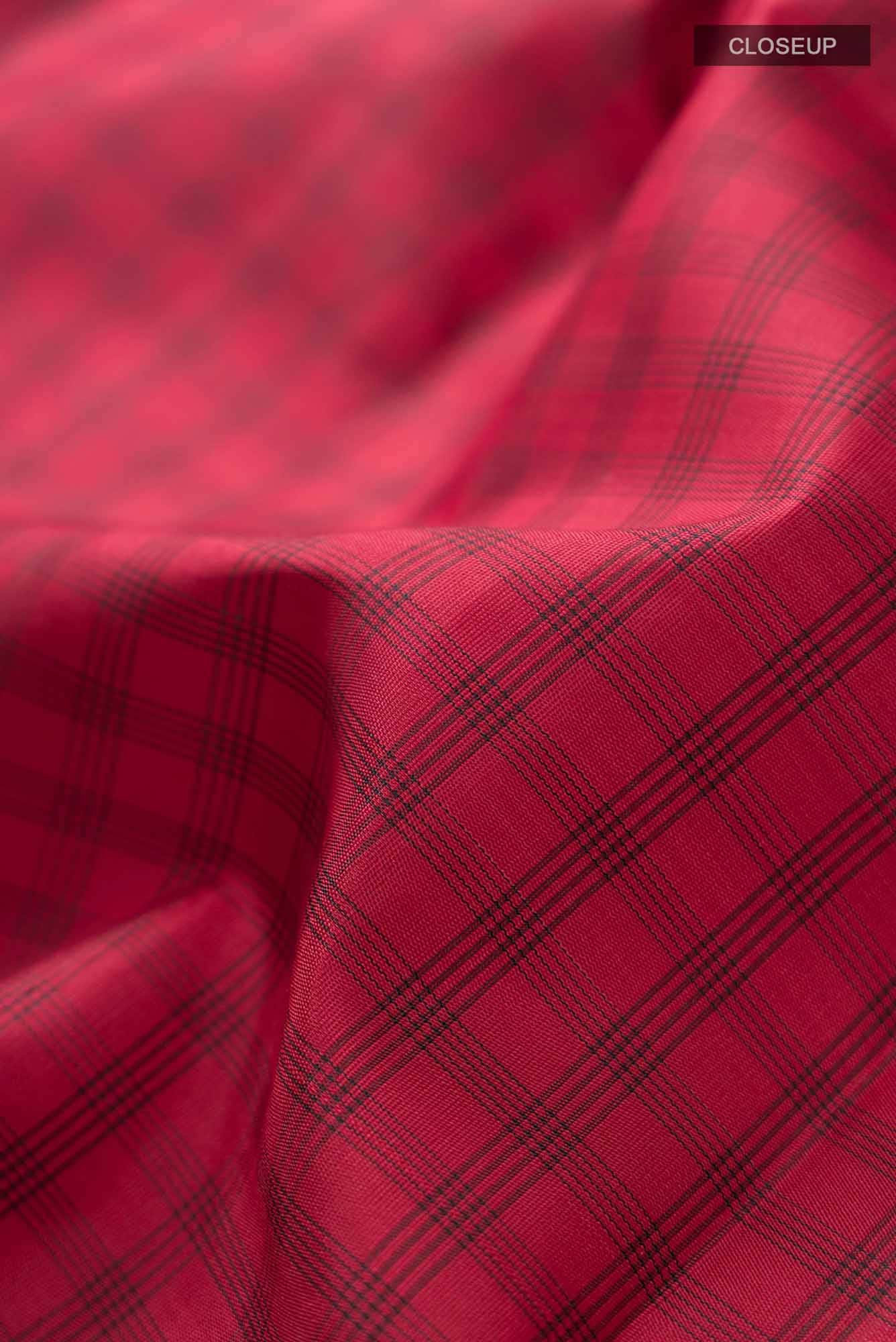 Maroon Kanchipuram Silk Saree
