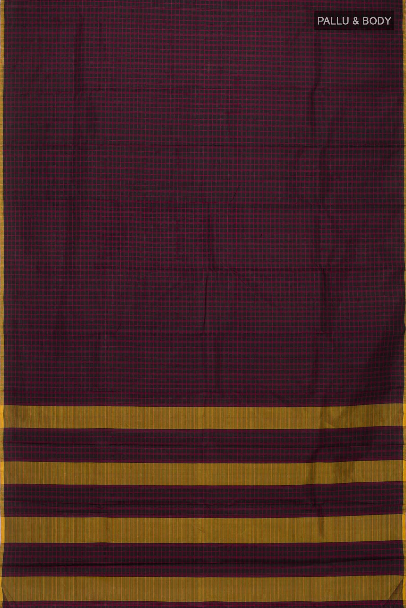 Black Kanchipuram Silk Saree