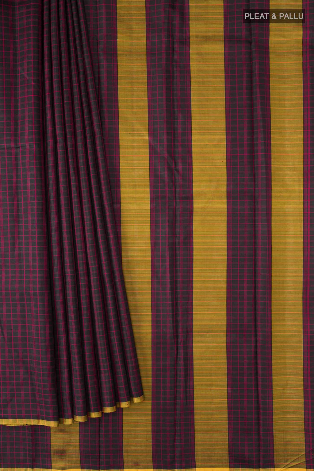 Black Kanchipuram Silk Saree