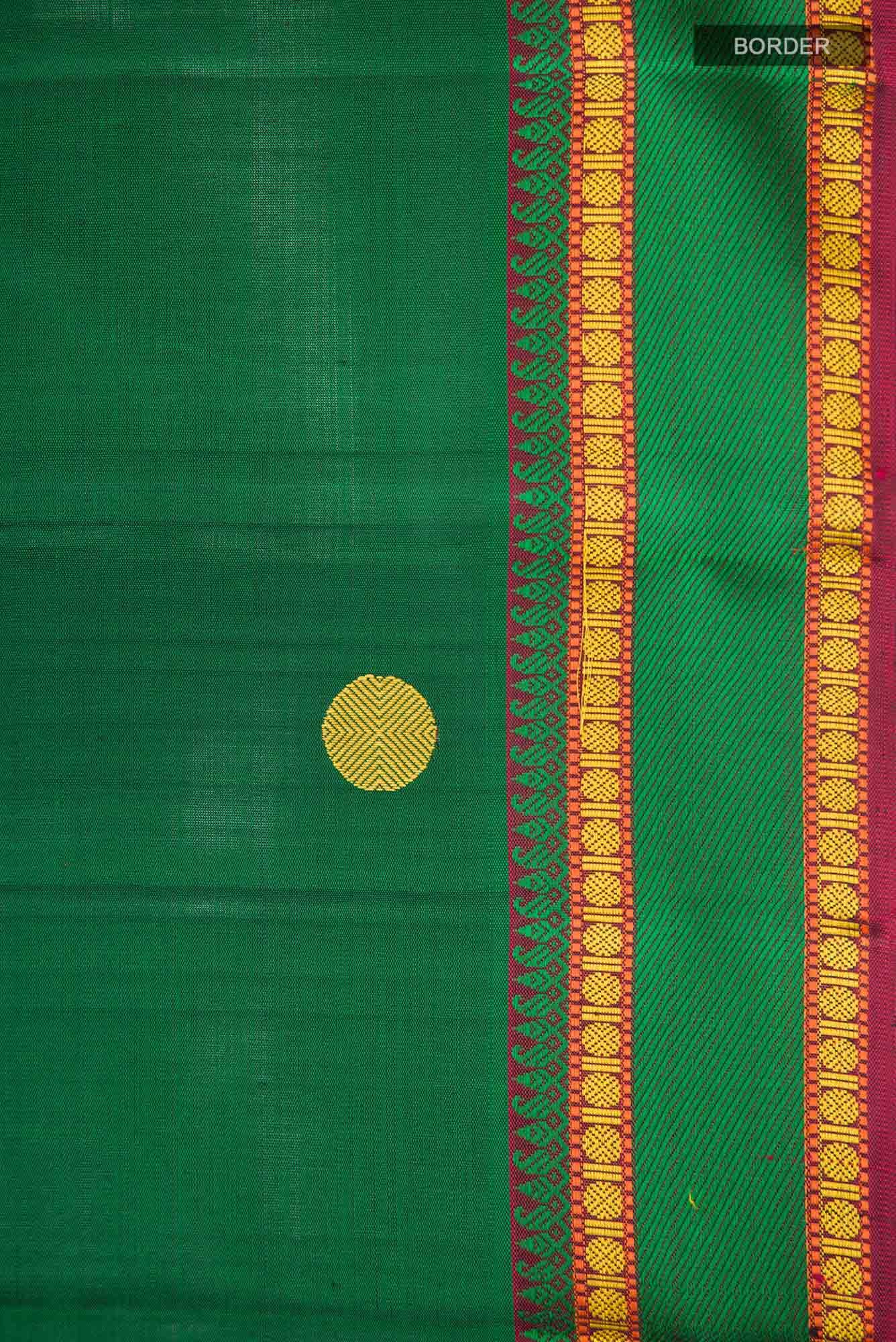 Green Kanchipuram Saree