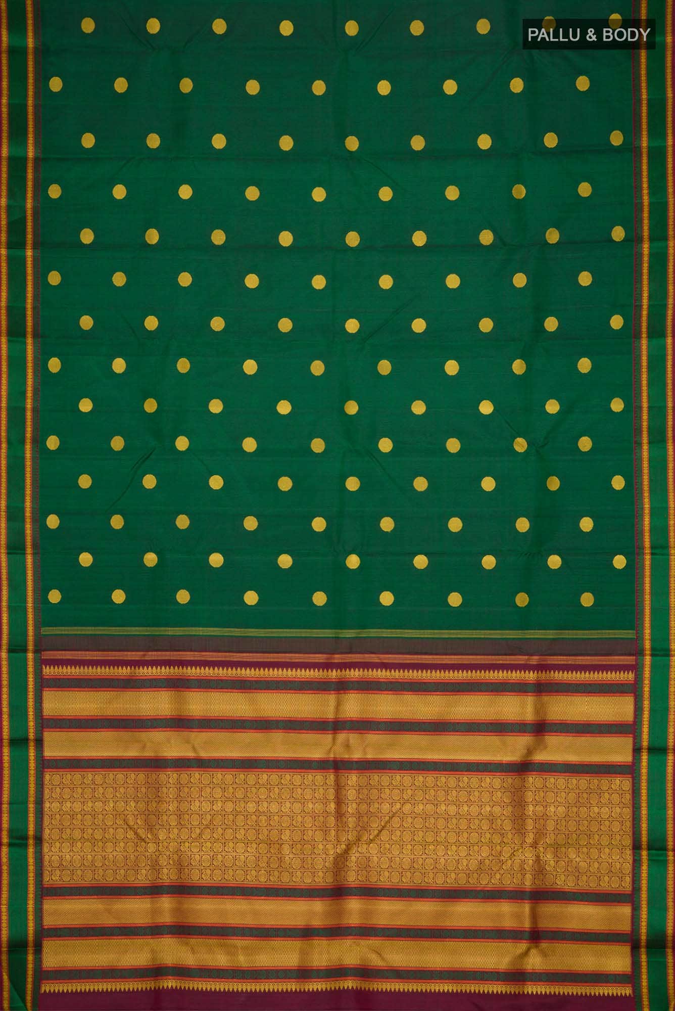 Green Kanchipuram Saree