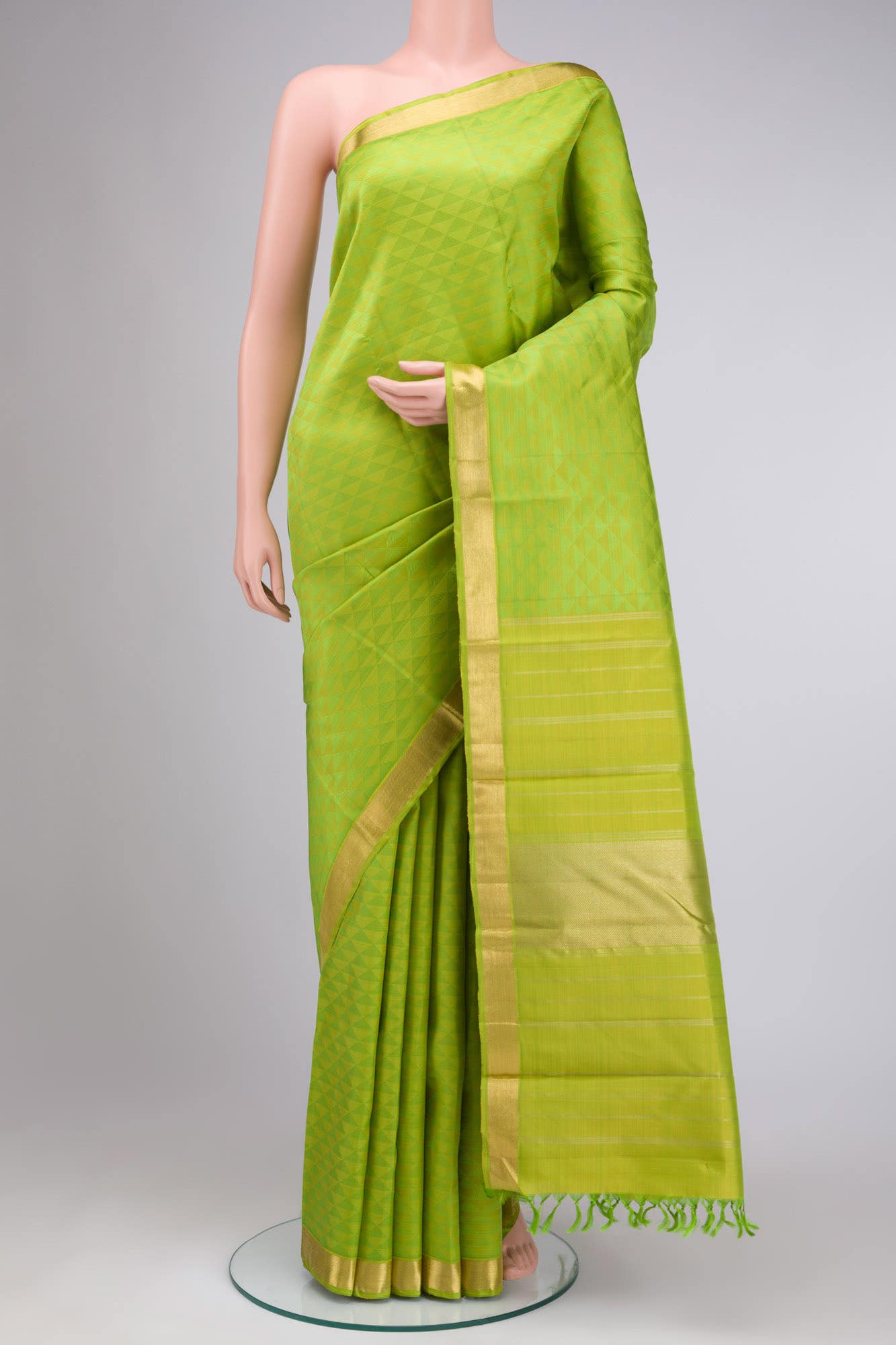 Green Kanchipuram Silk Saree