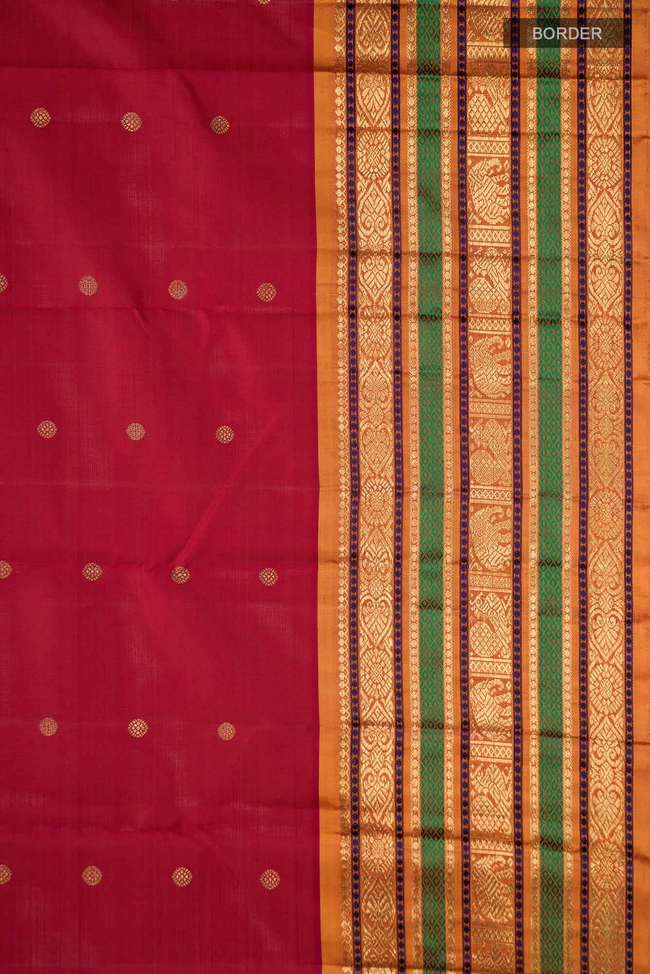 Pure Silk Pure Zari Pink Kanchipuram Saree
