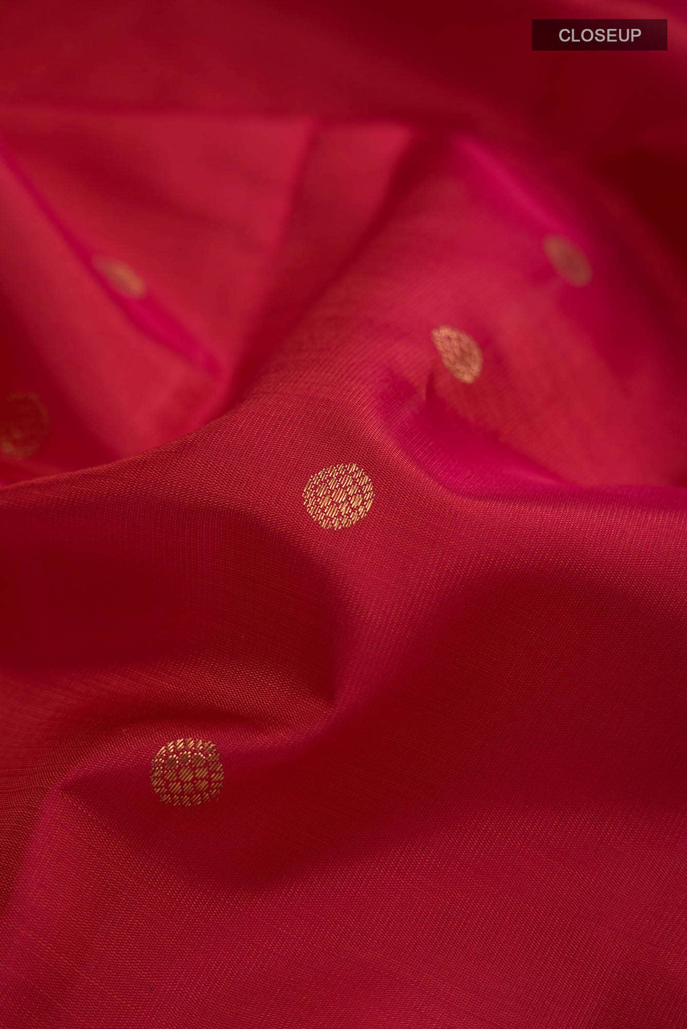 Pure Silk Pure Zari Pink Kanchipuram Saree