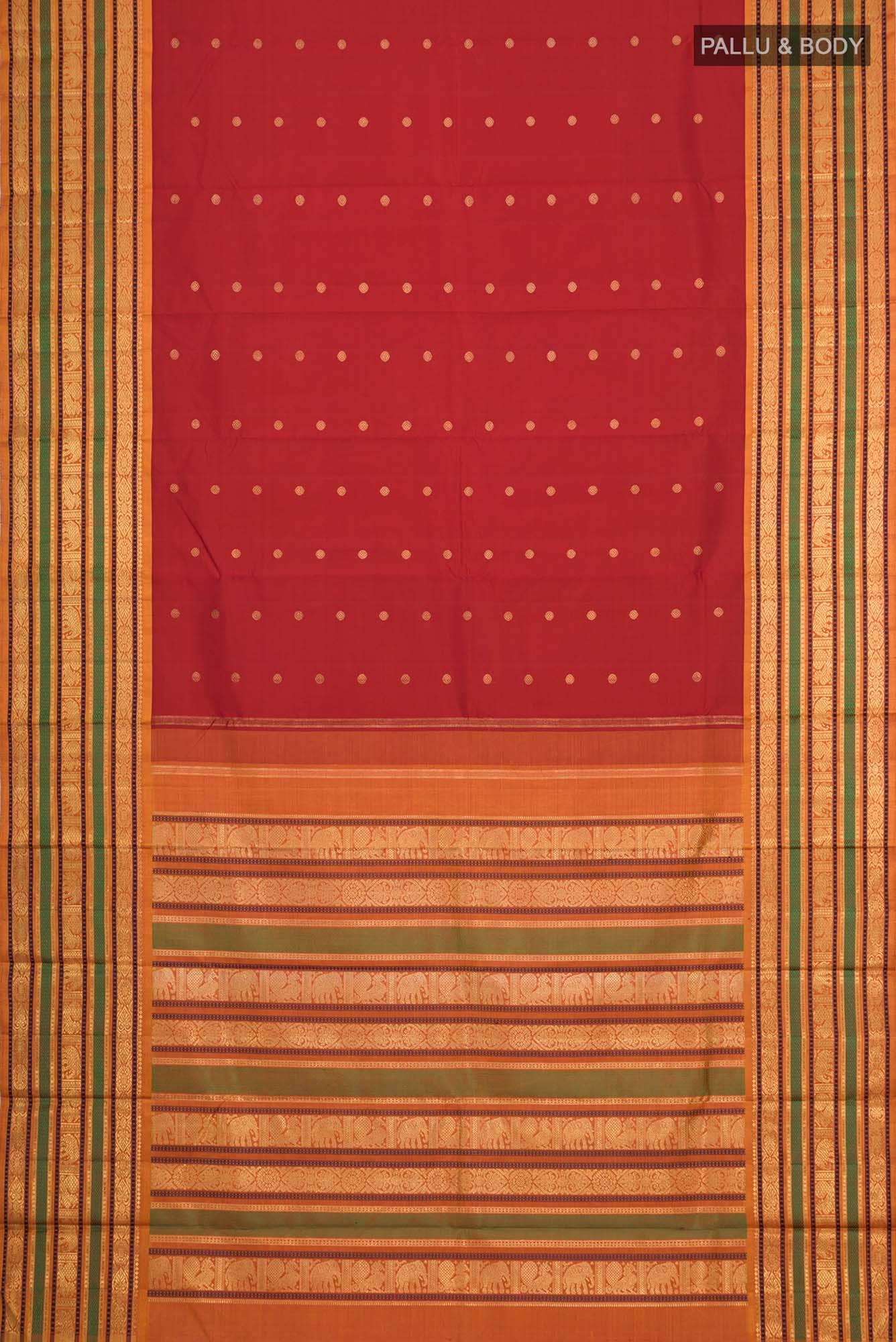 Pure Silk Pure Zari Pink Kanchipuram Saree