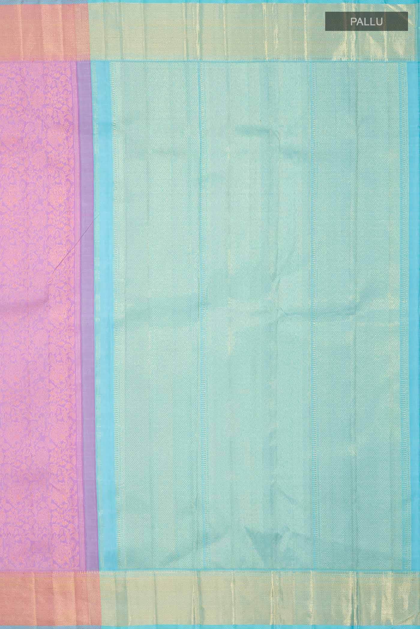 Pink Kanchipuram Silk Saree