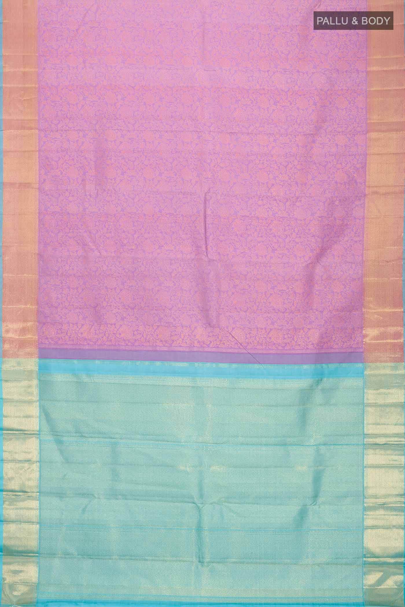 Pink Kanchipuram Silk Saree
