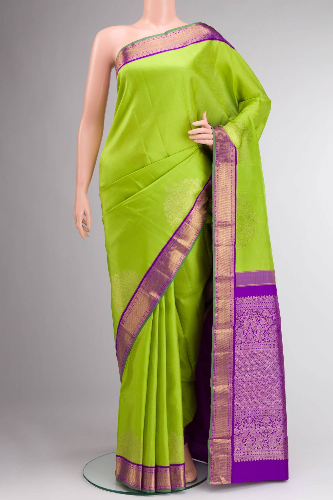 Green Kanchipuram Silk Saree