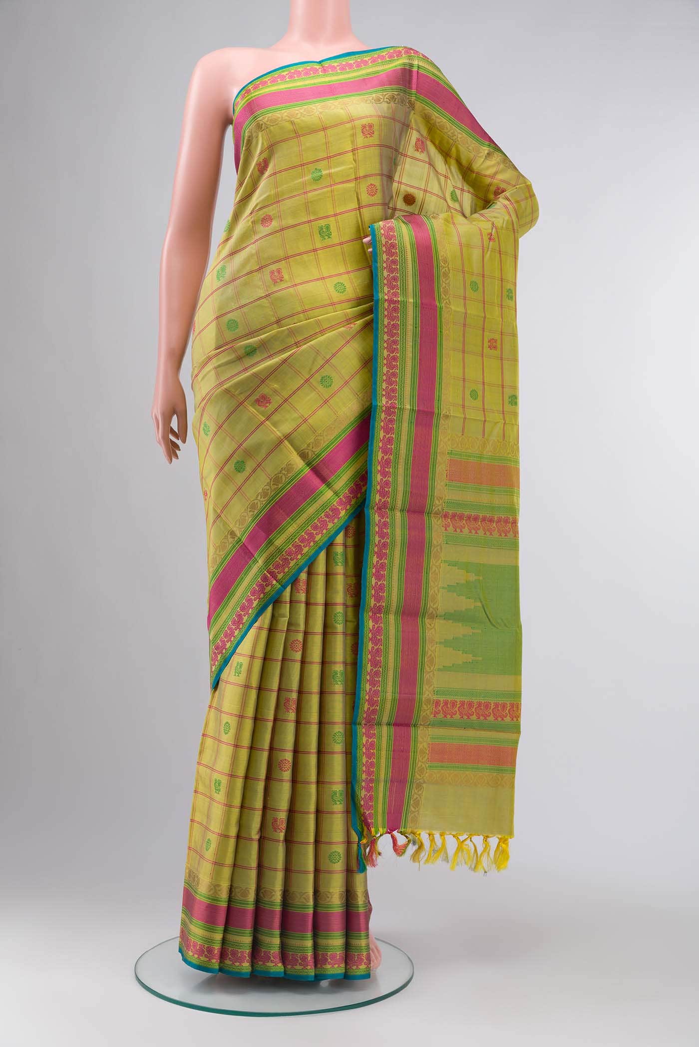 Green Kanchipuram Silk Saree