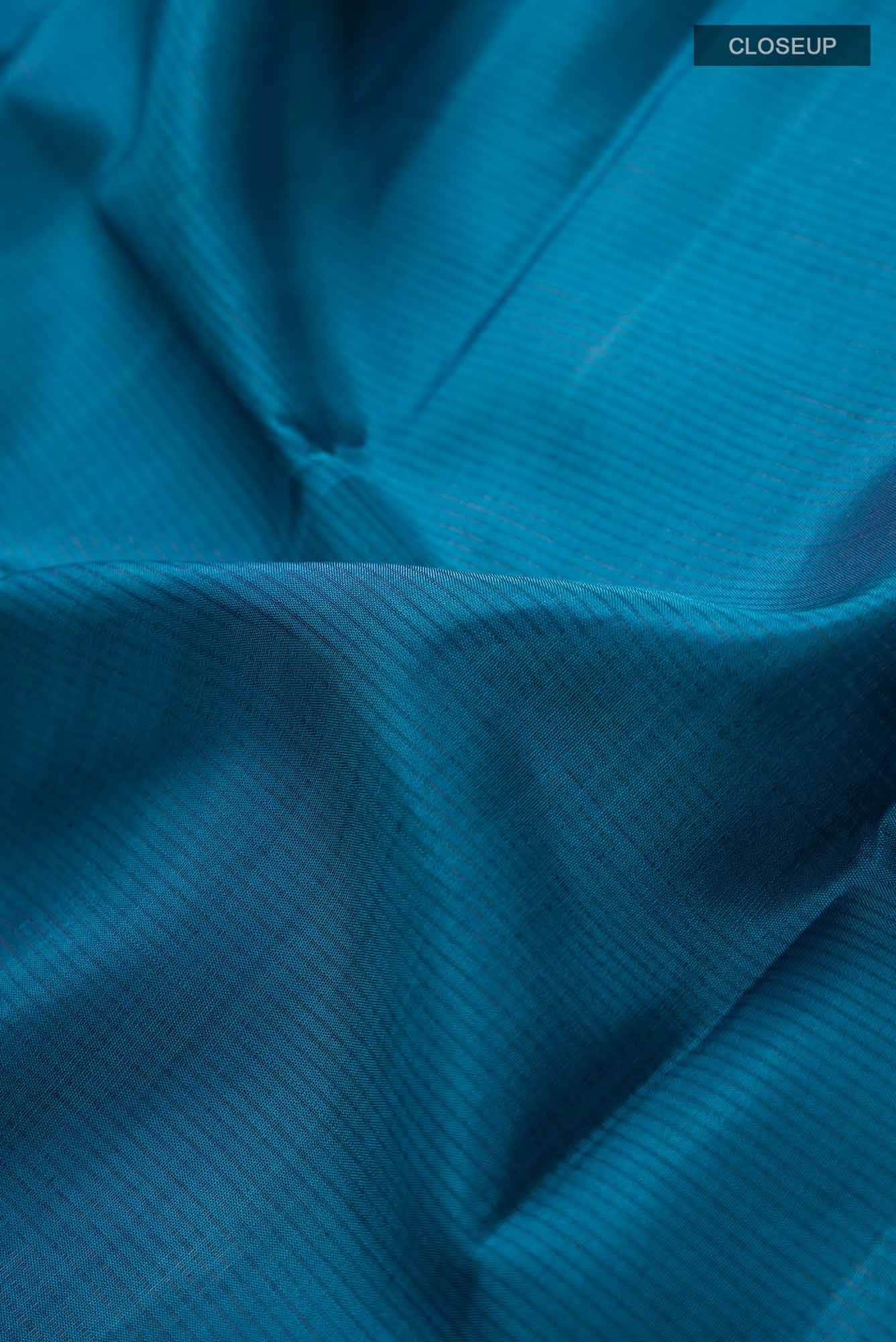Blue Kanchipuram Silk Saree