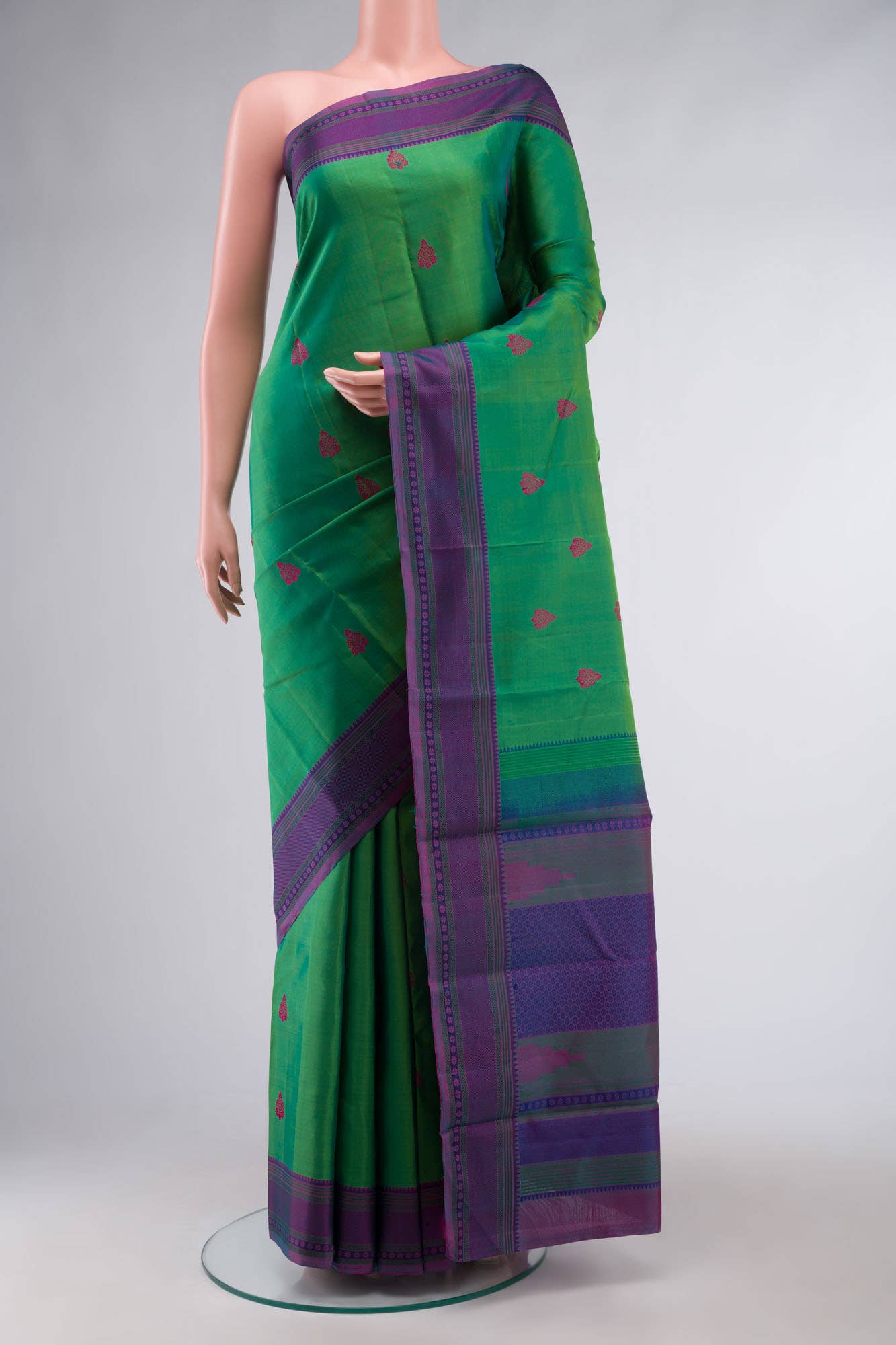 Green Kanchipuram Silk Saree