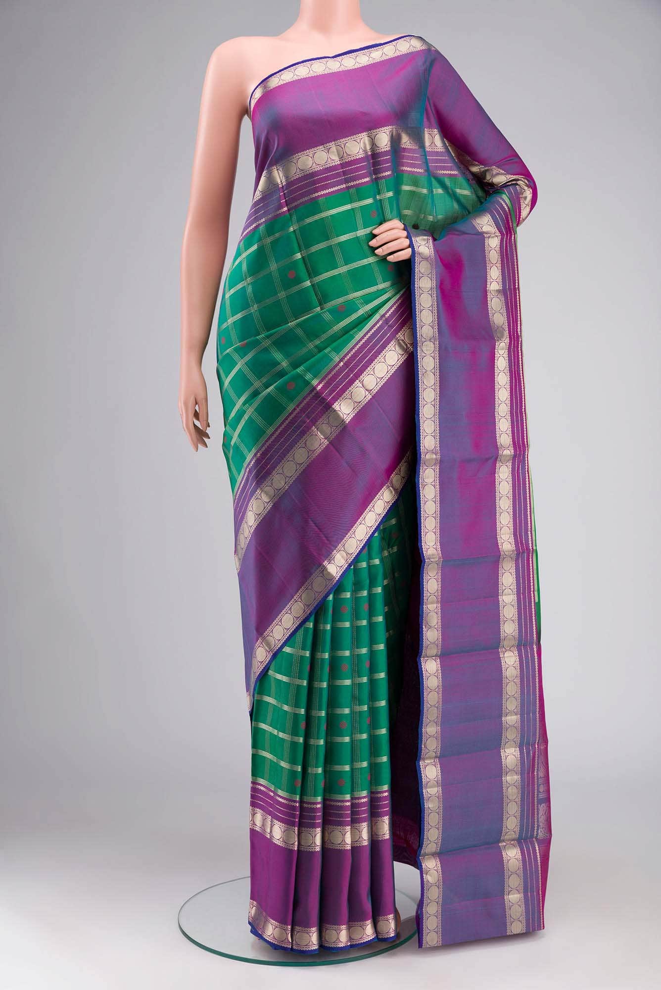 Green Kanchipuram Silk Saree