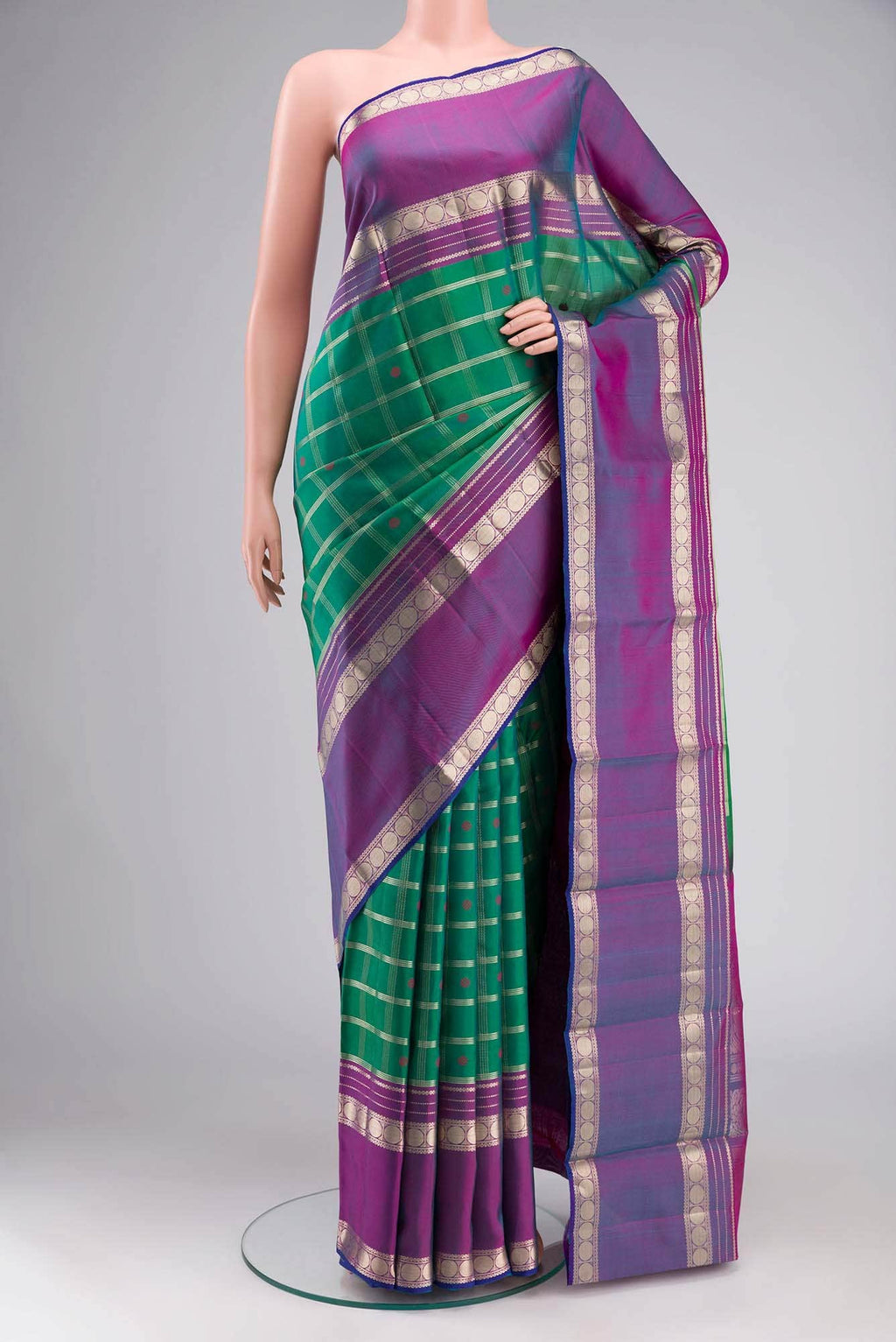 Green Kanchipuram Silk Saree