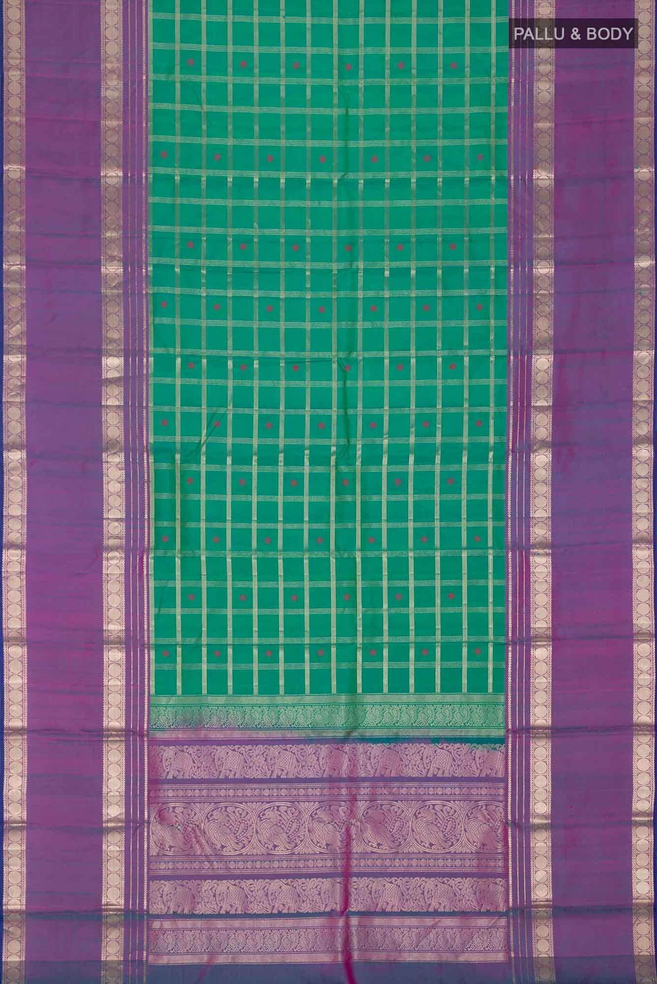 Green Kanchipuram Silk Saree