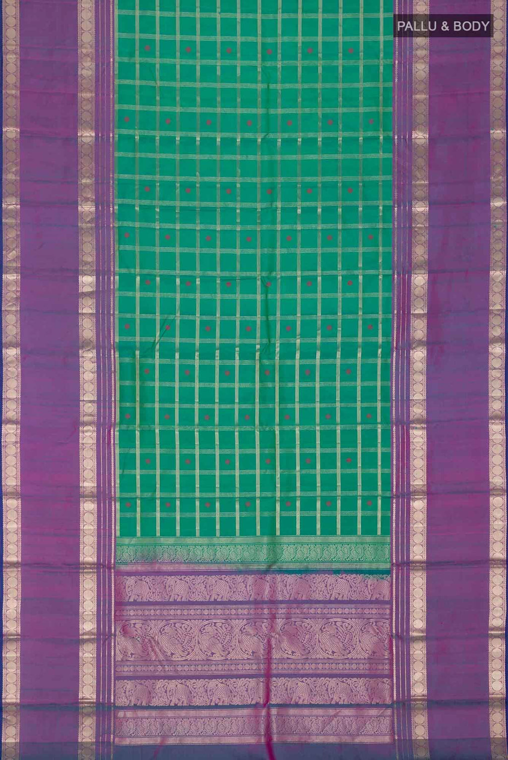 Green Kanchipuram Silk Saree