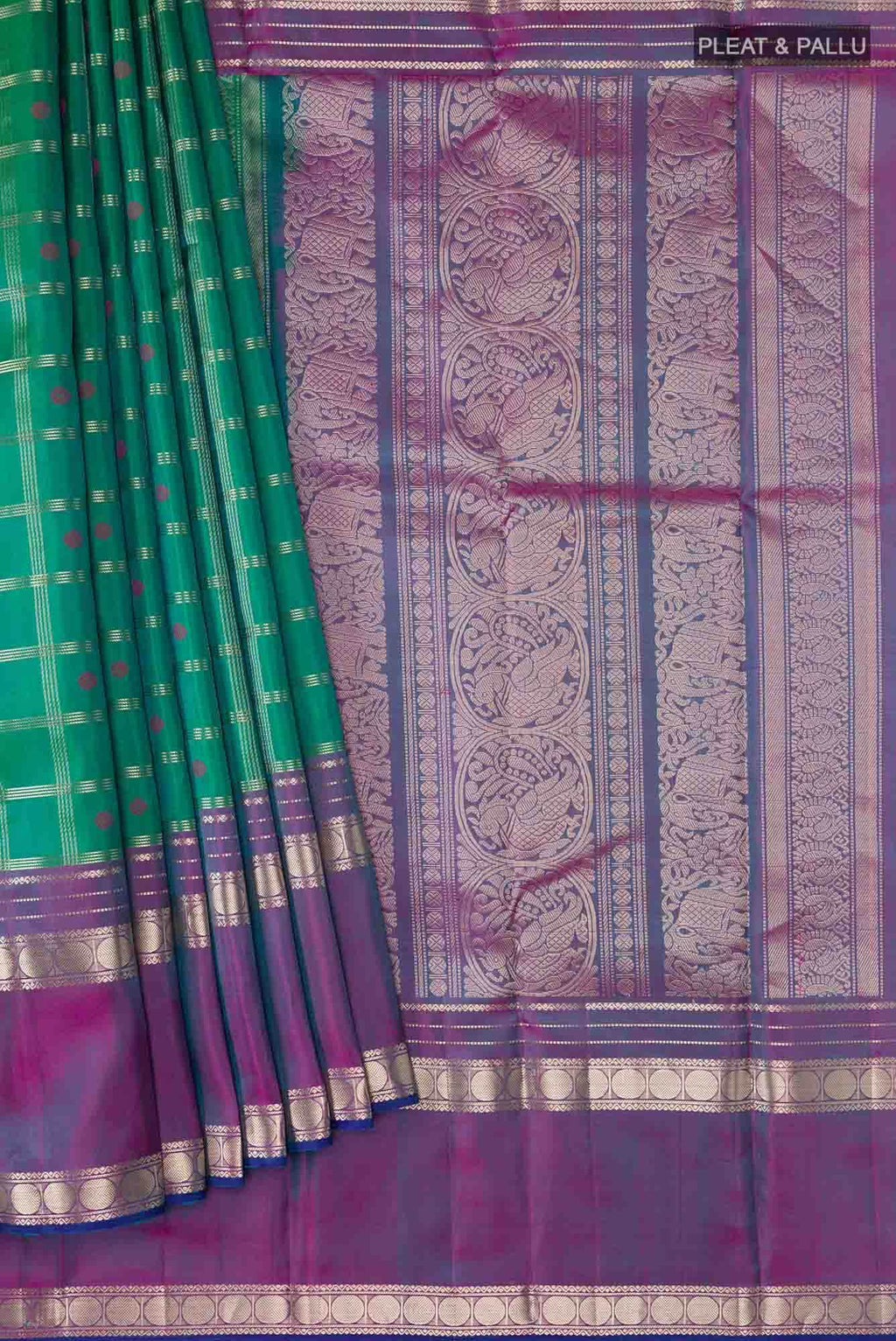 Green Kanchipuram Silk Saree