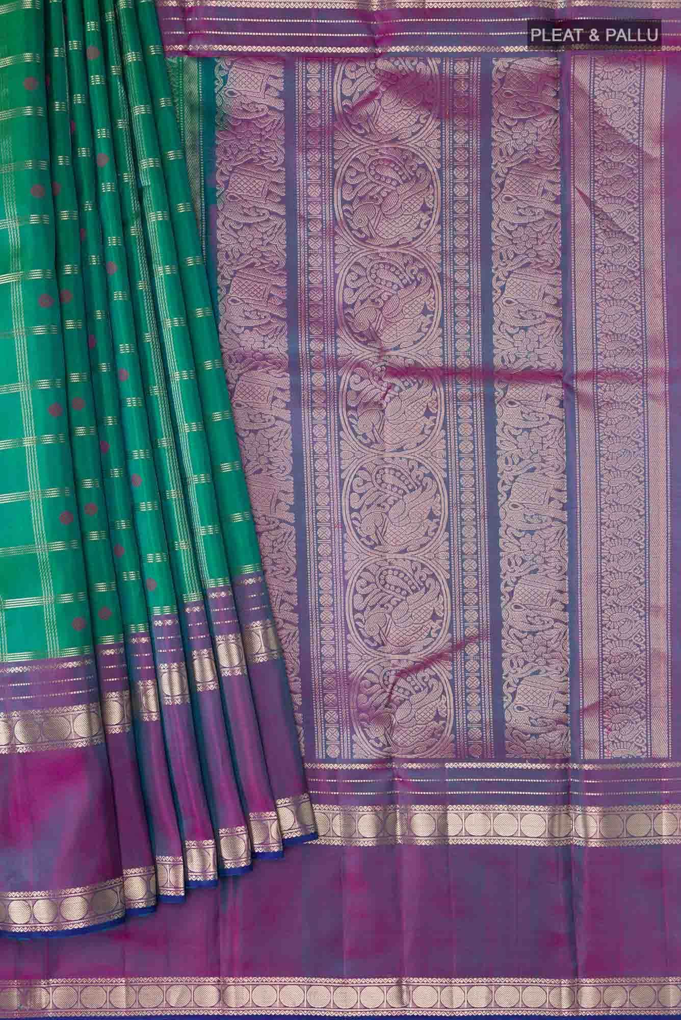 Green Kanchipuram Silk Saree