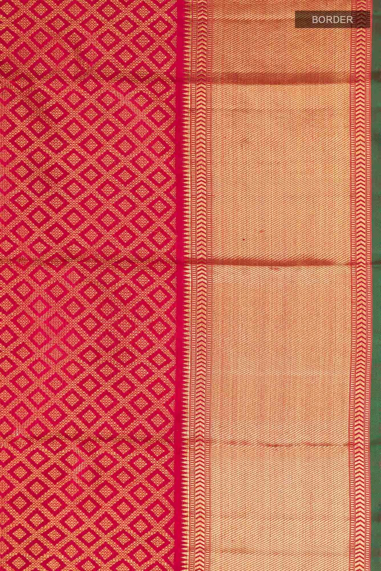 Pure Silk Pure Zari Red Kanchipuram Saree