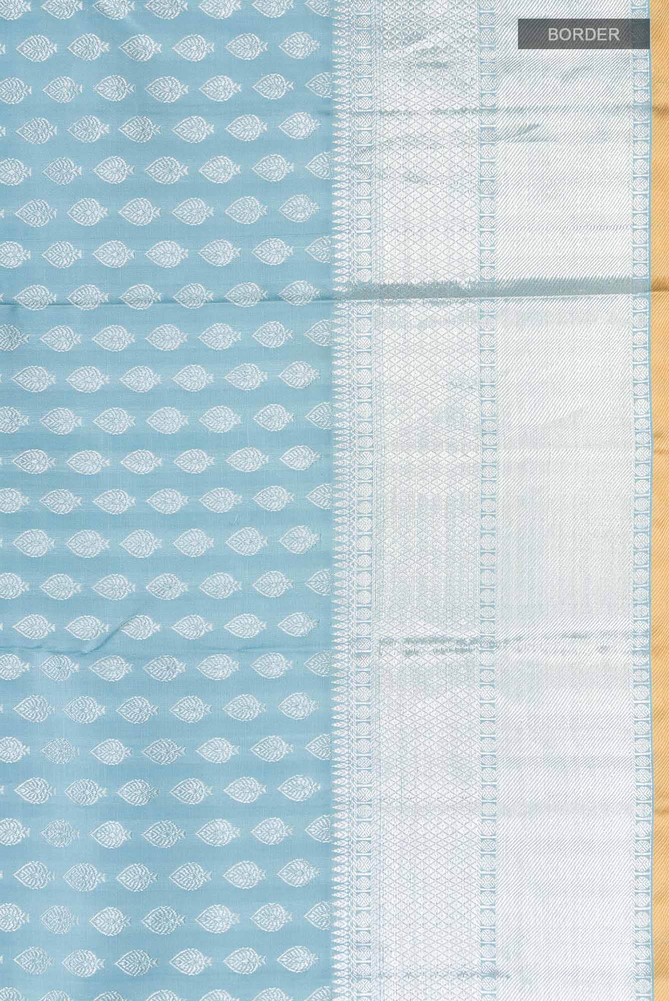 Blue Kanchipuram Silk Saree