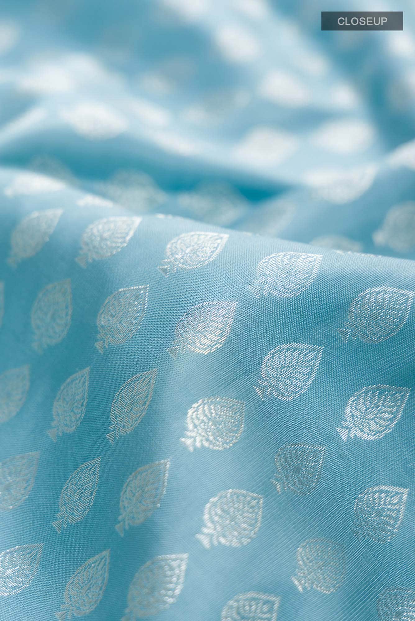 Blue Kanchipuram Silk Saree