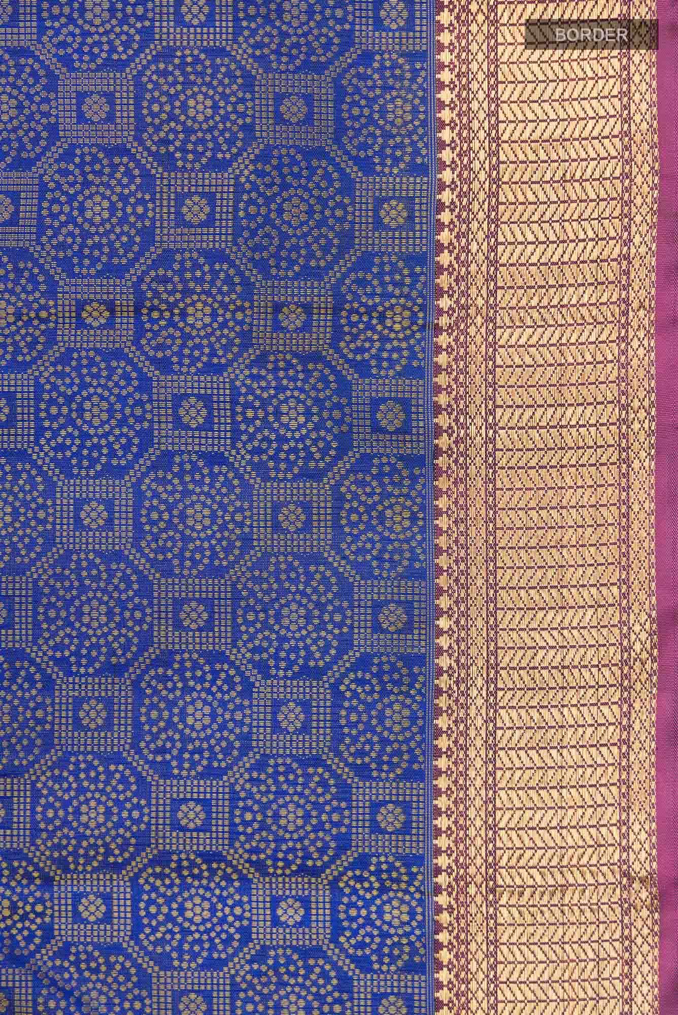 Pure Silk Pure Zari Multi Kanchipuram Saree