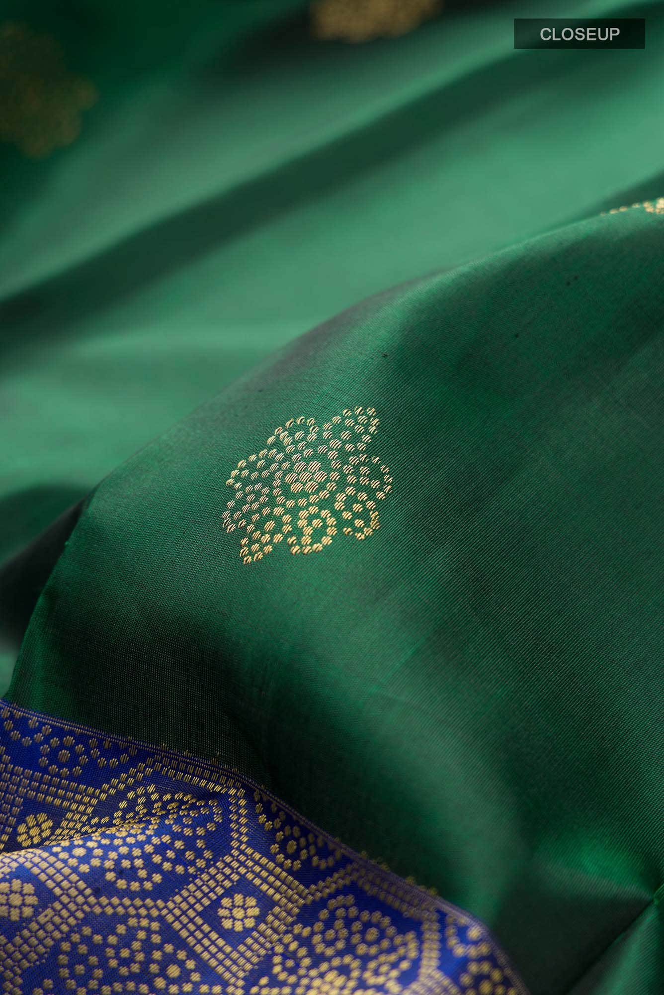 Pure Silk Pure Zari Multi Kanchipuram Saree