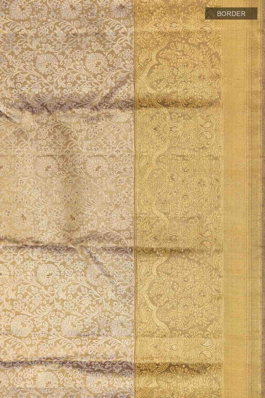 Pure Silk Pure Zari Multi Kanchipuram Tissue Saree