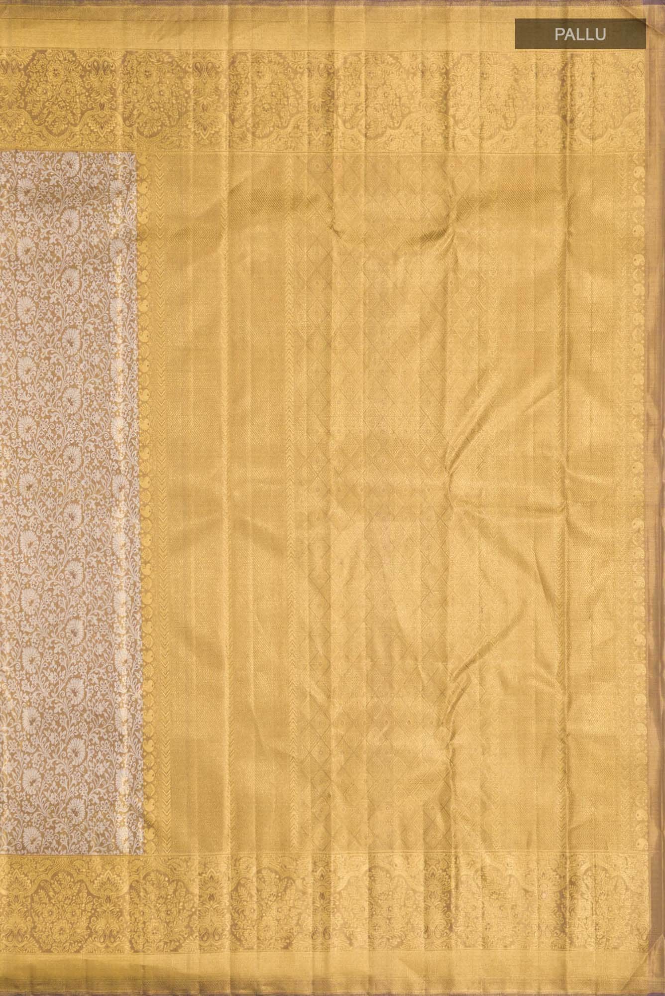 Pure Silk Pure Zari Multi Kanchipuram Tissue Saree