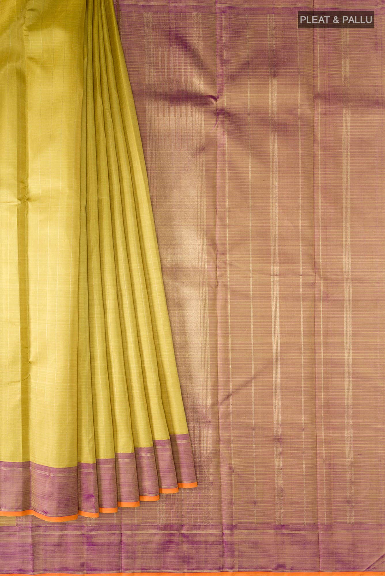 Pure Silk Pure Zari Green Kanchipuram Saree