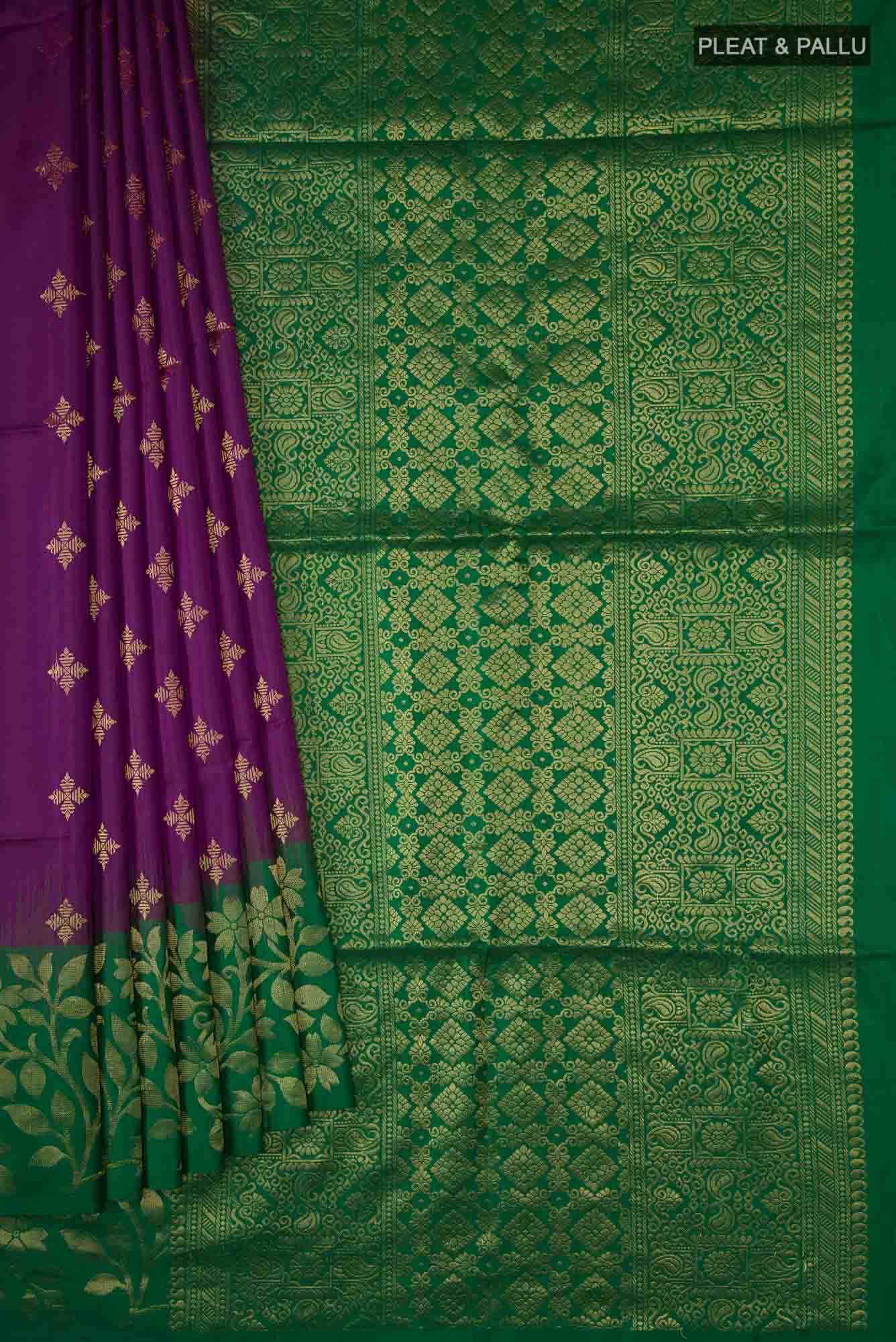 Purple Soft Silk Saree