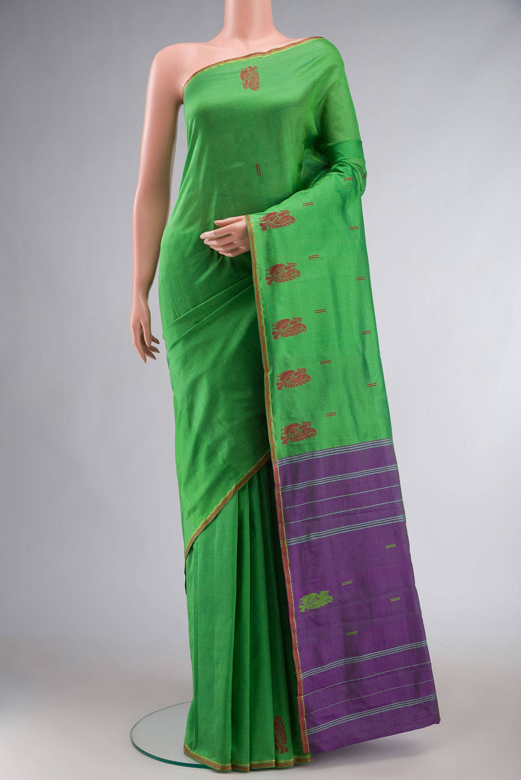 Green Kanchipuram Silk Saree