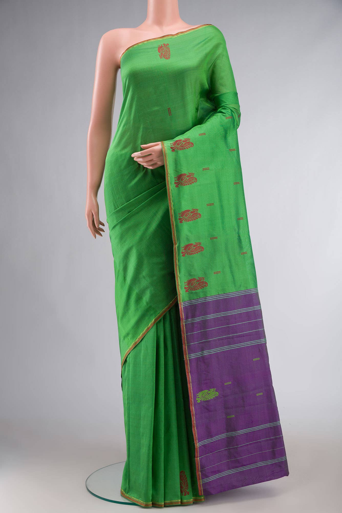 Green Kanchipuram Silk Saree