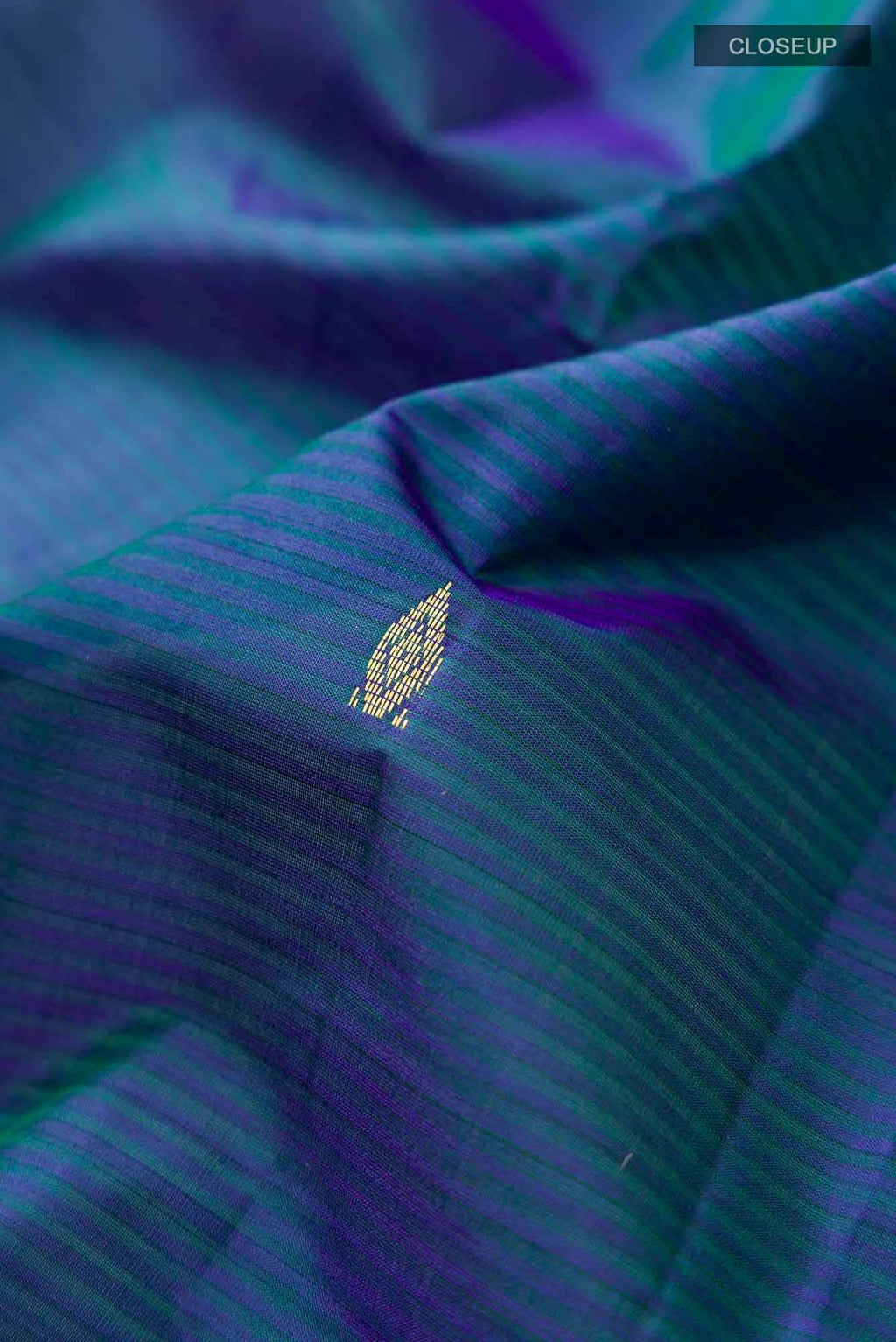Blue Kanchipuram Silk Saree