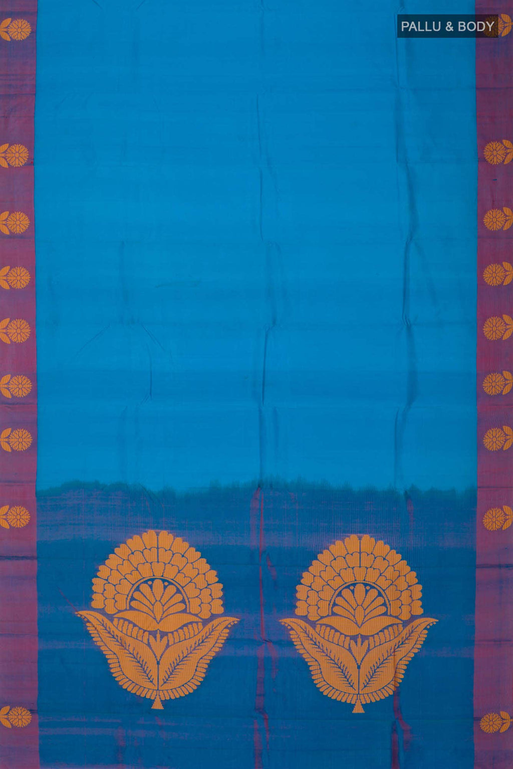 Blue Kanchipuram Silk Saree
