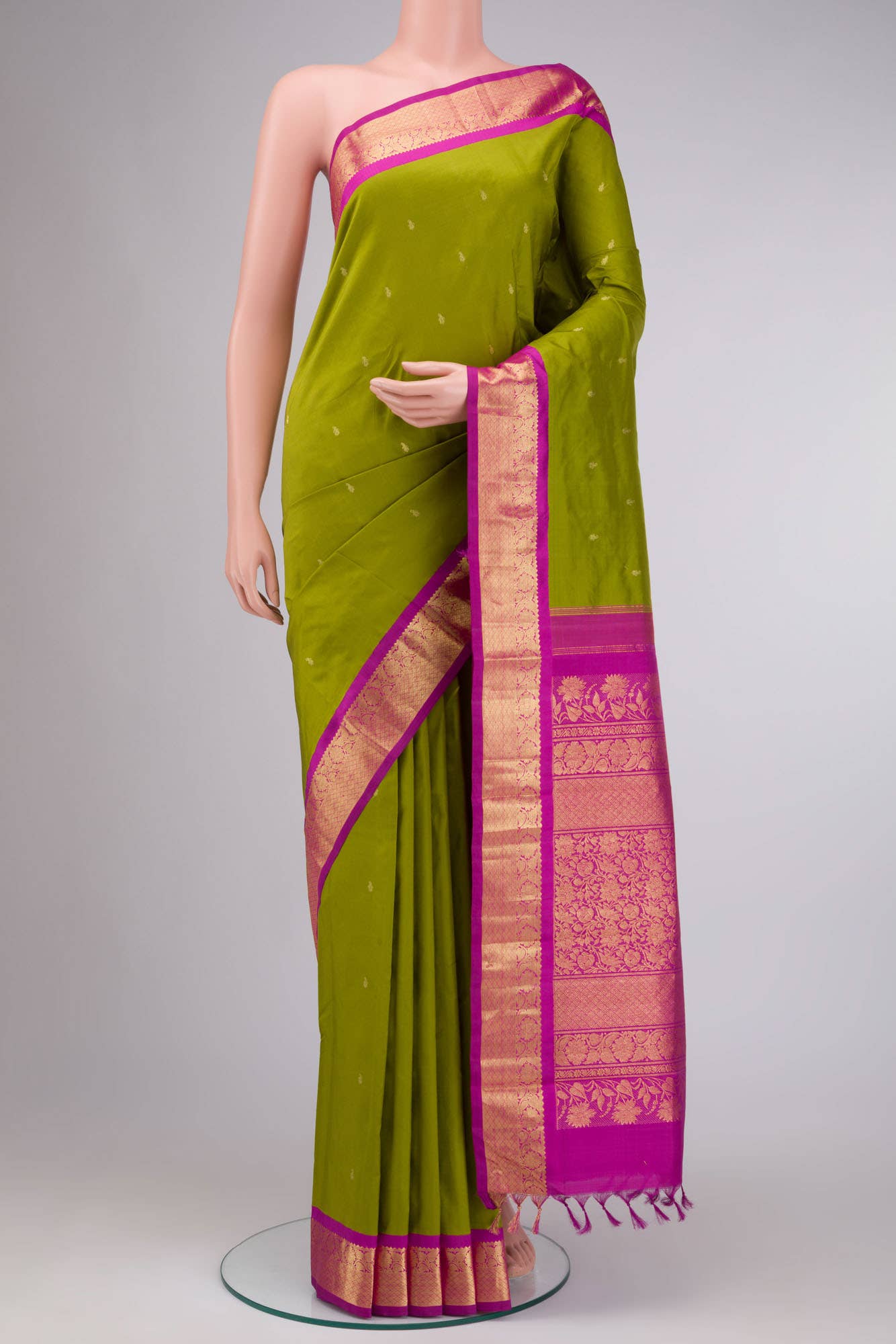 Green Kanchipuram Silk Saree