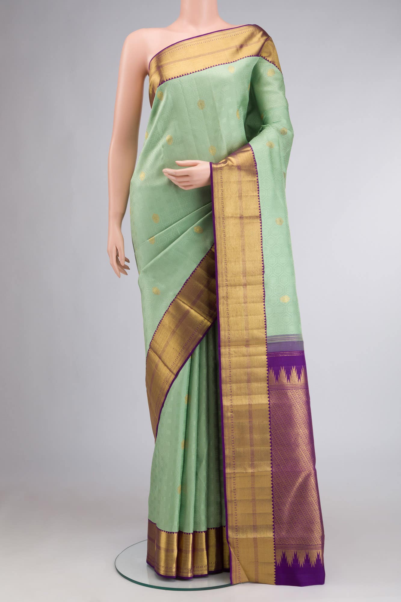 Green Kanchipuram Silk Saree